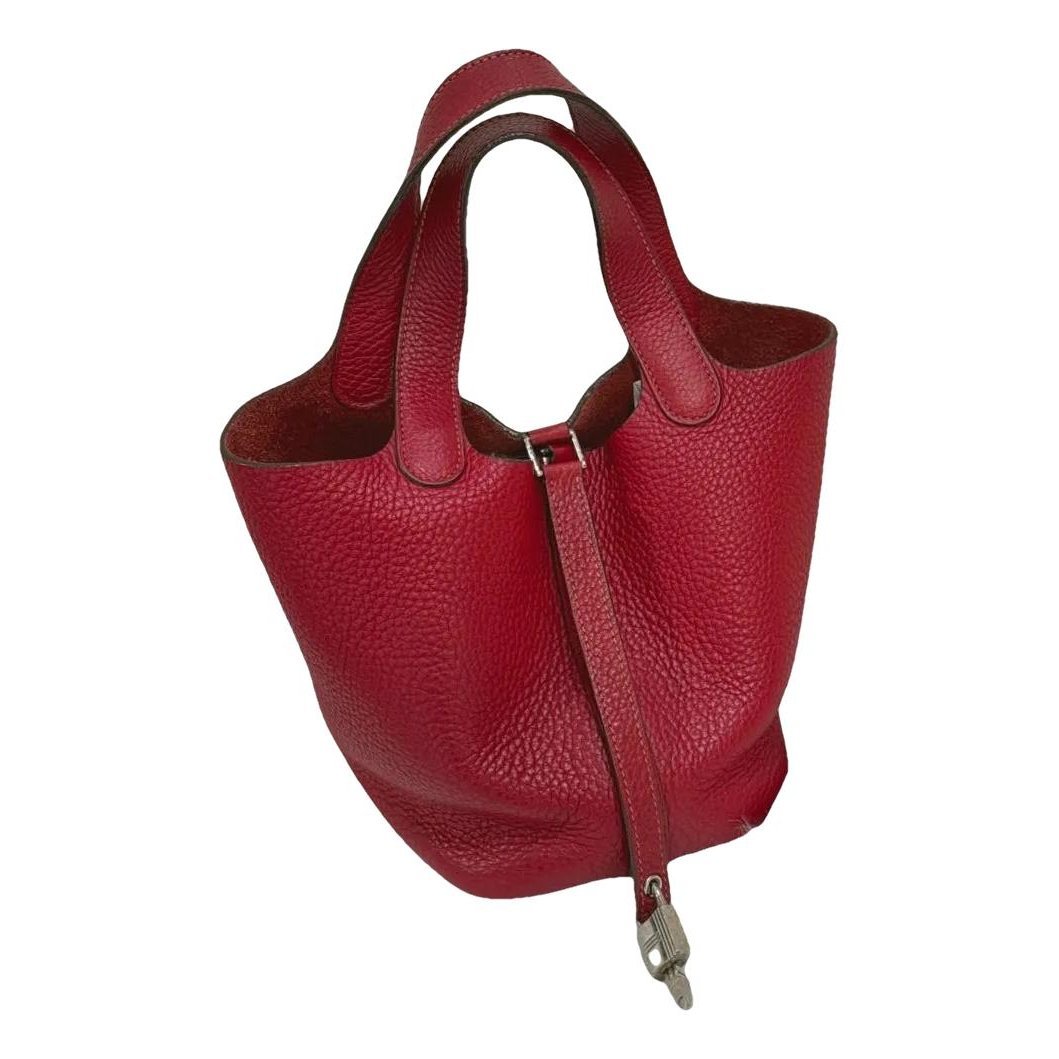 Picotin leather handbag