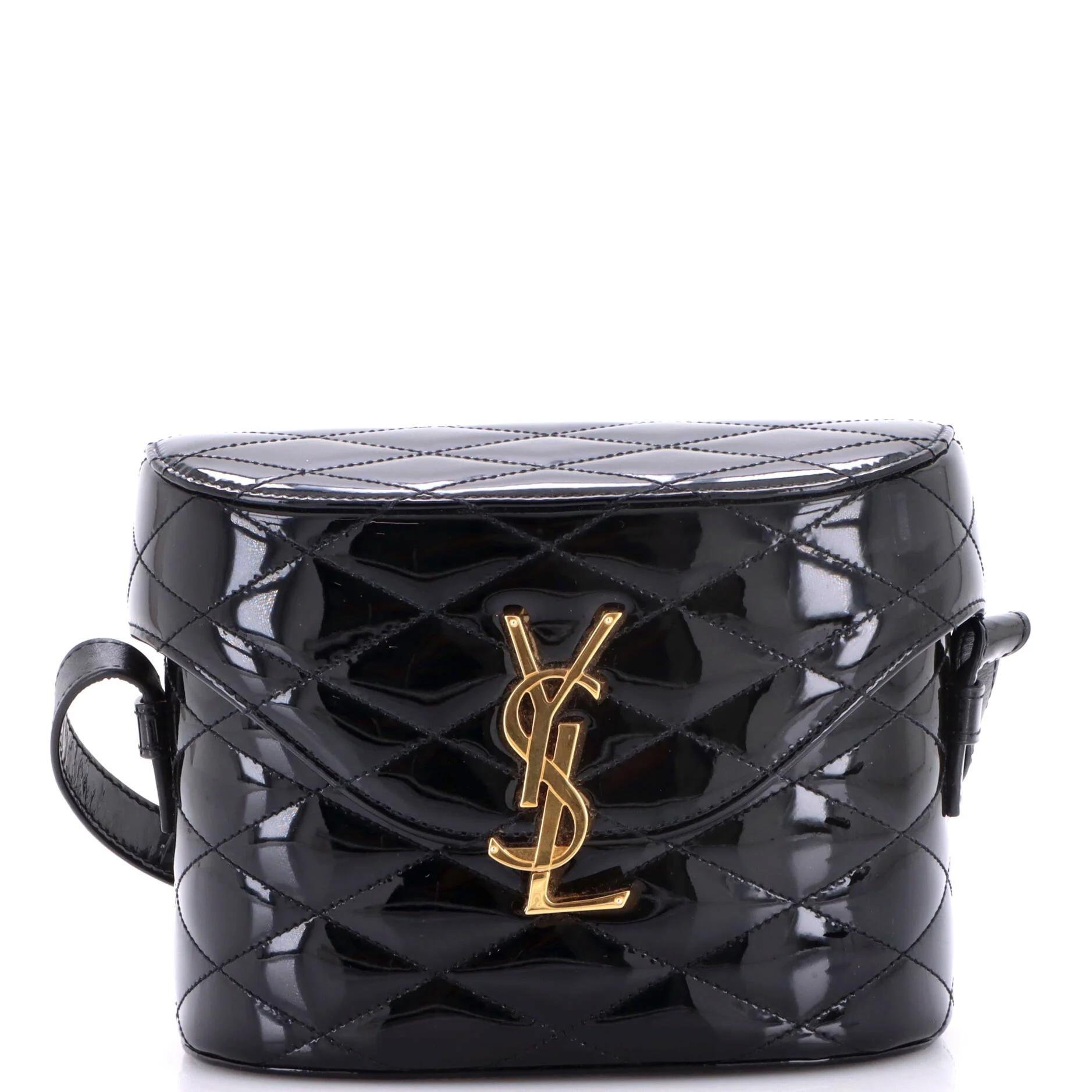 Patent leather crossbody bag