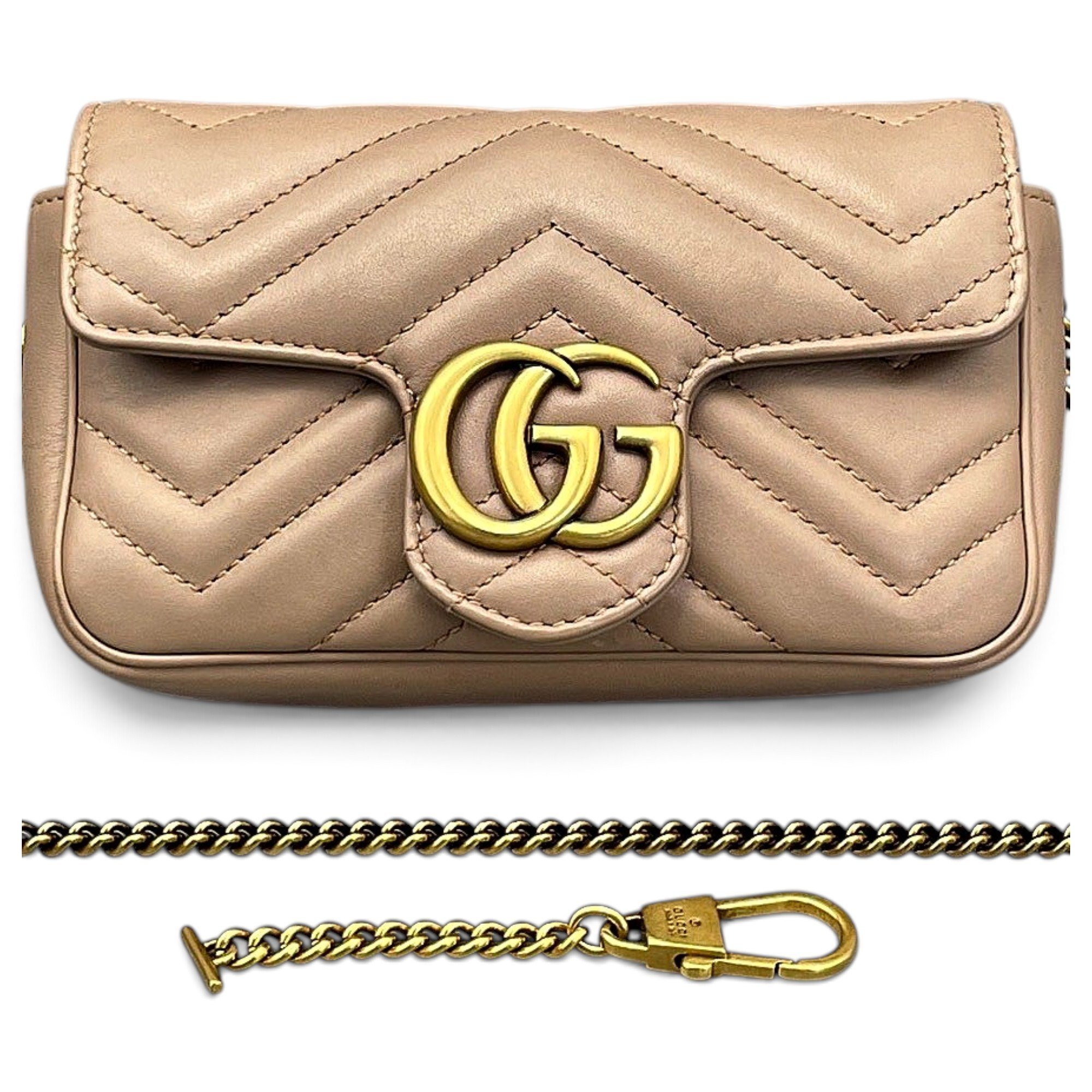 GG Marmont Flap leather crossbody bag