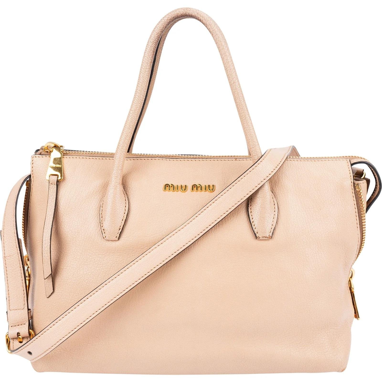 Madras leather handbag