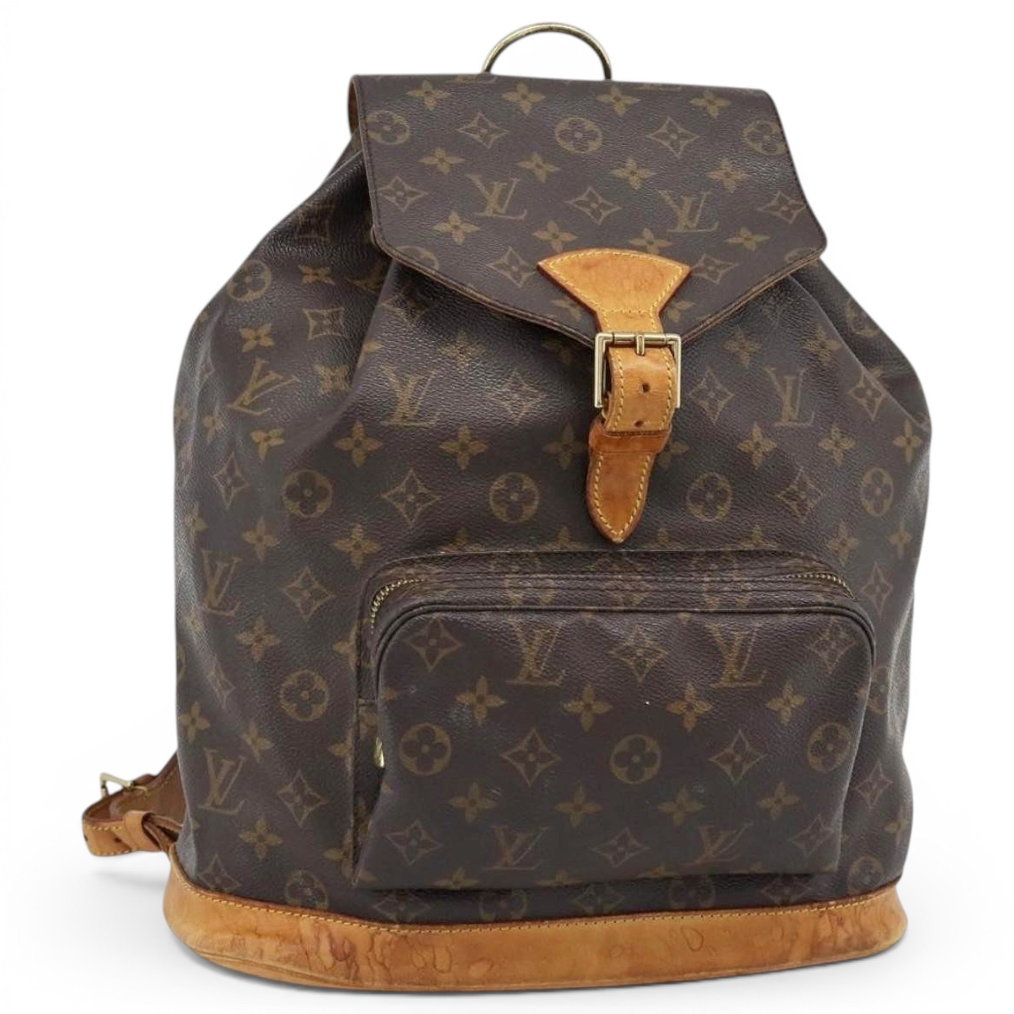 Montsouris leather backpack