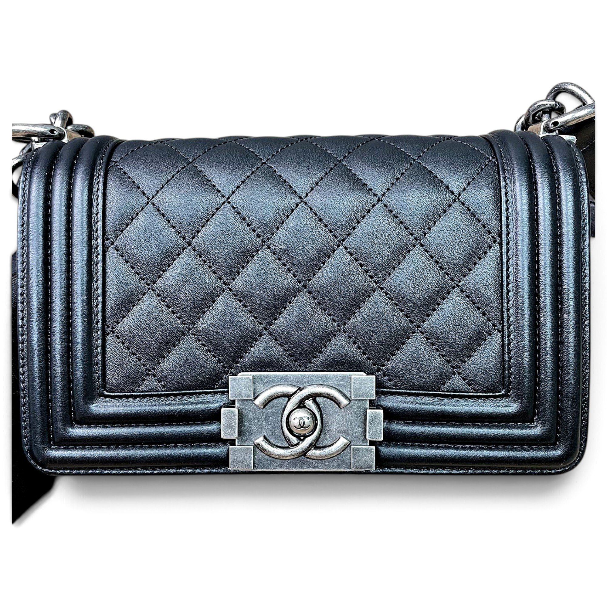 Boy leather crossbody bag