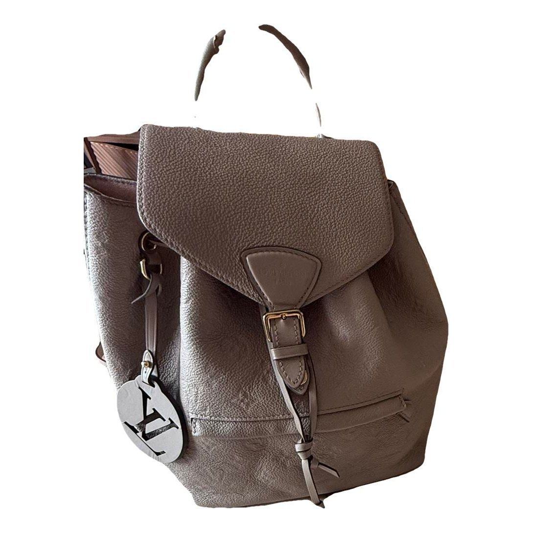 Louis Vuitton Montsouris leather backpack