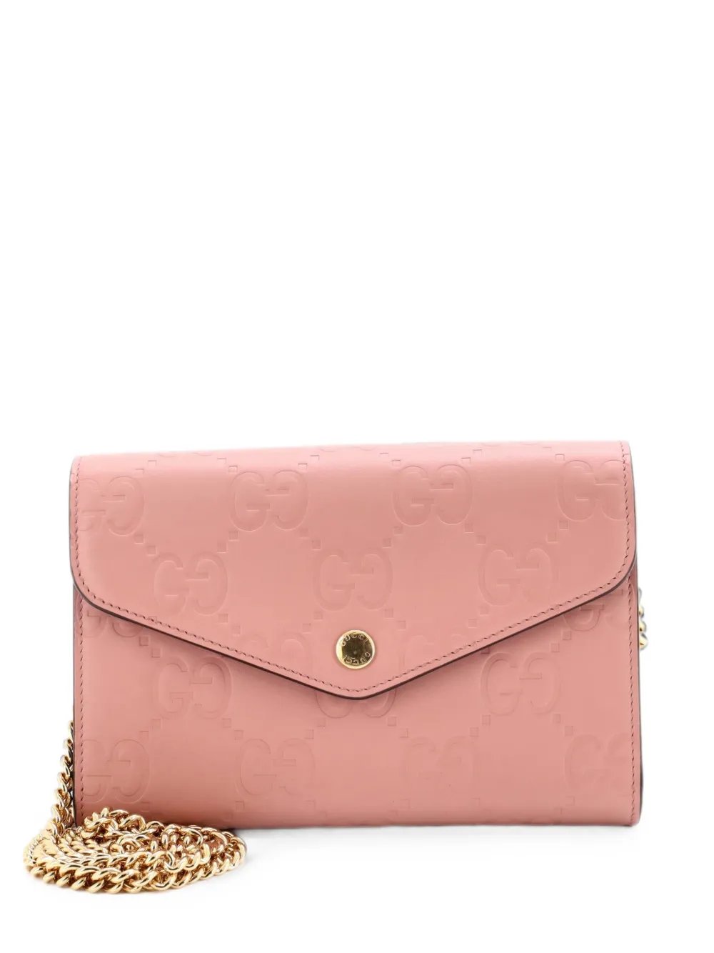 Envelope Wallet on Chain Guccissima Leather shoulder bag