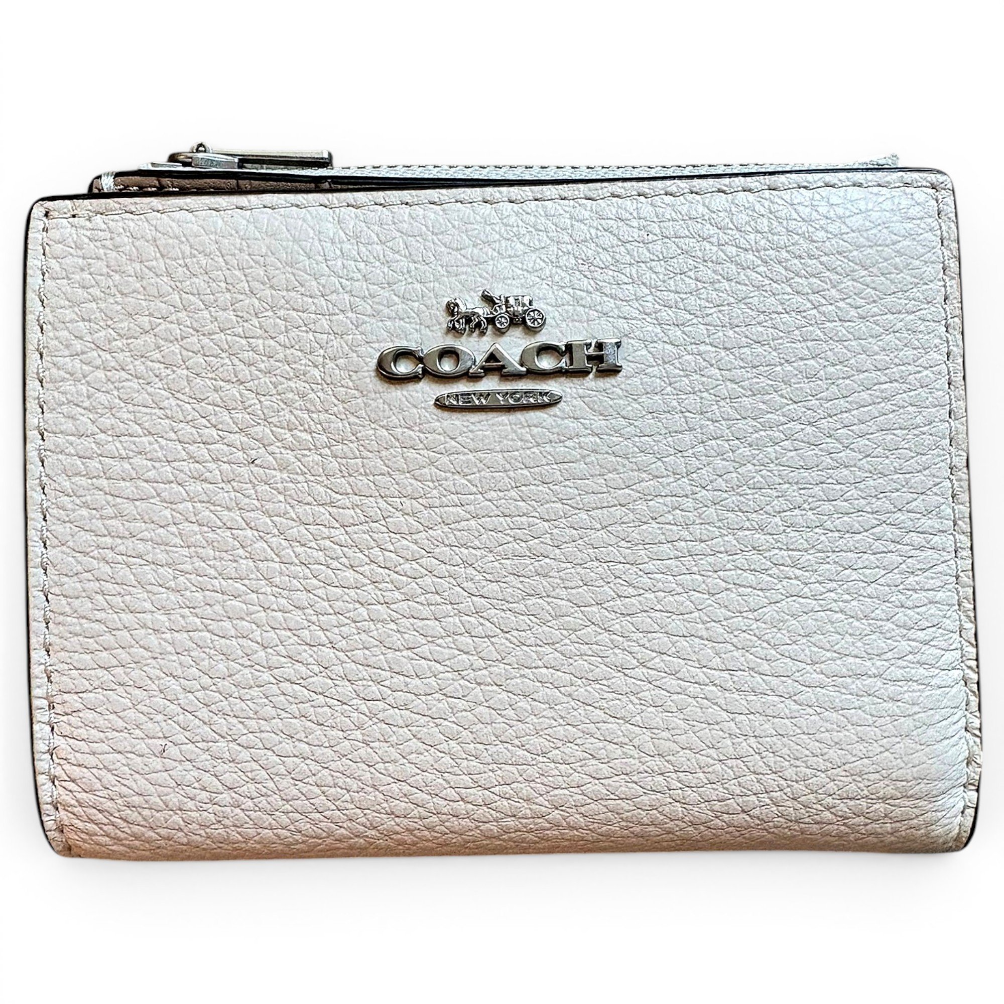 Signature Sufflette vegan leather clutch bag