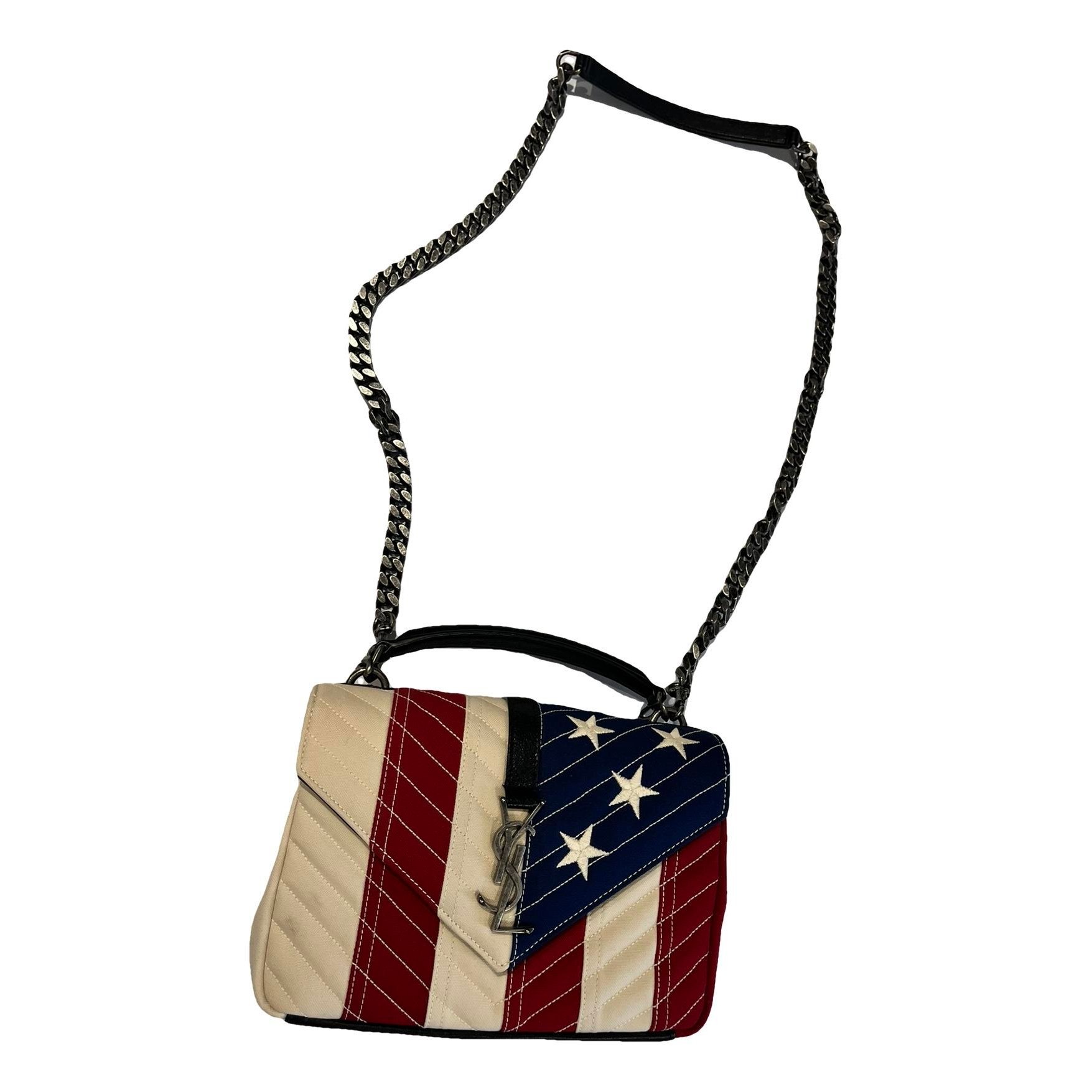 Collége monogramme leather handbag