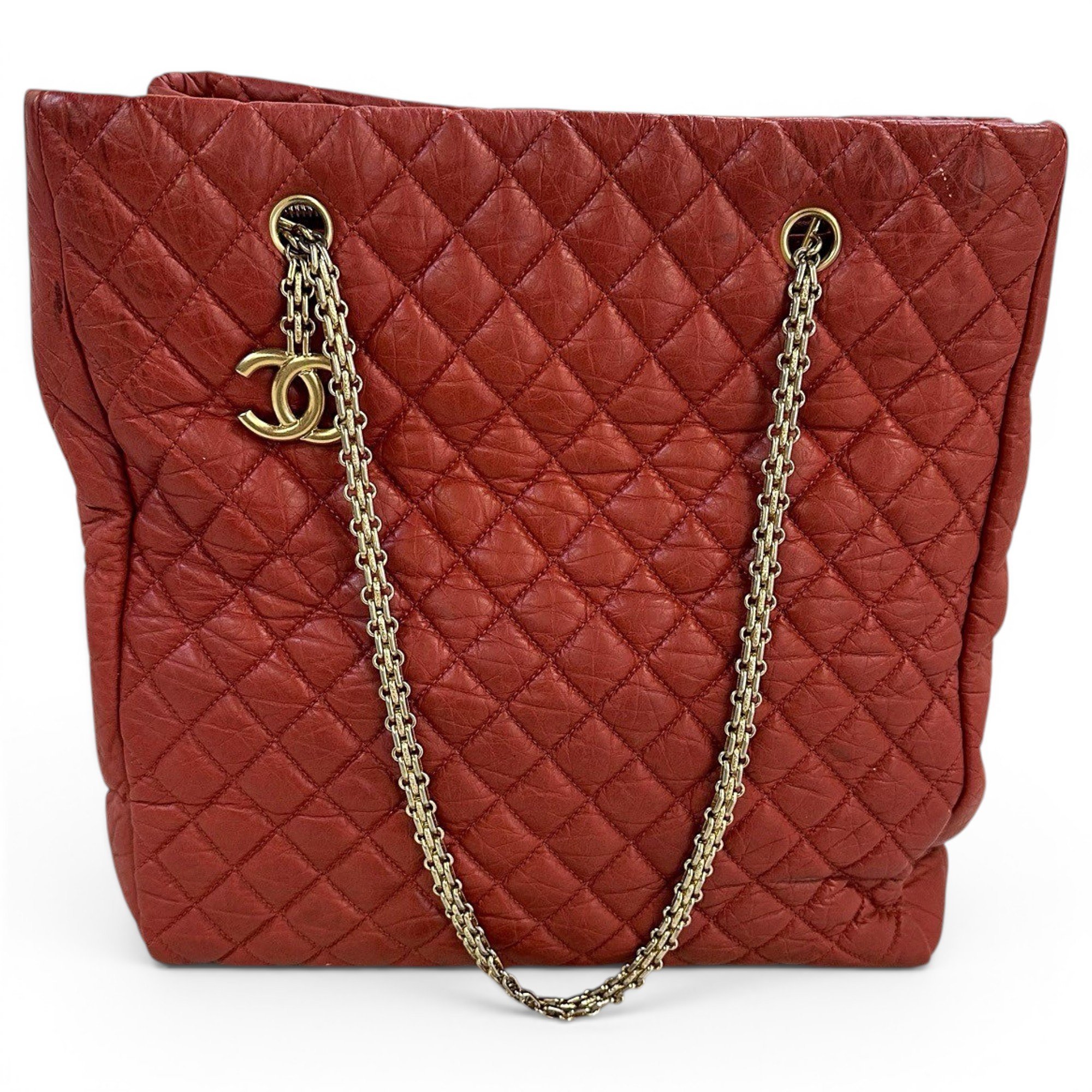 Leather tote
