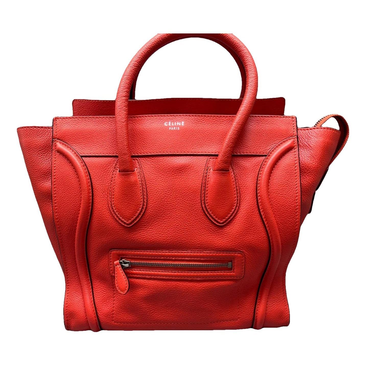Luggage leather tote