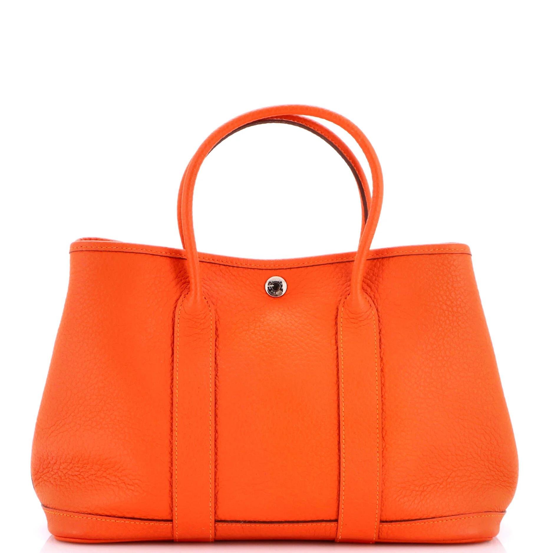 Leather tote