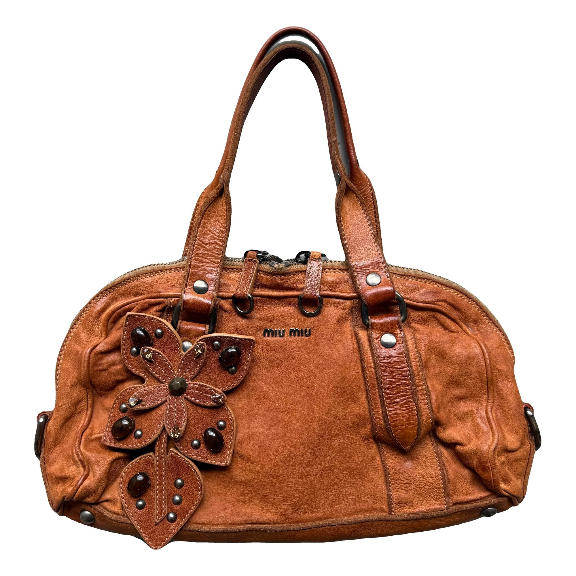 Leather handbag