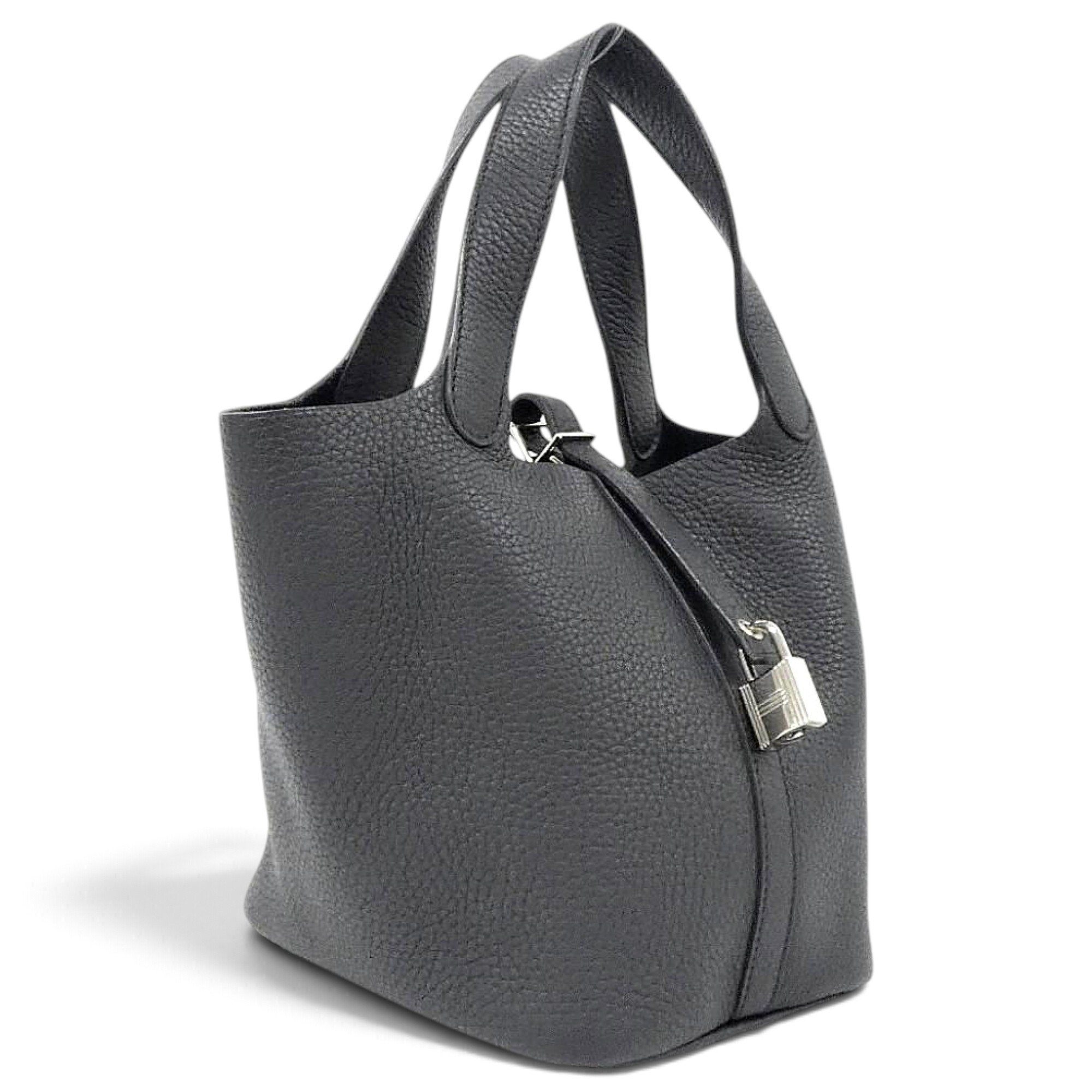 Picotin leather handbag