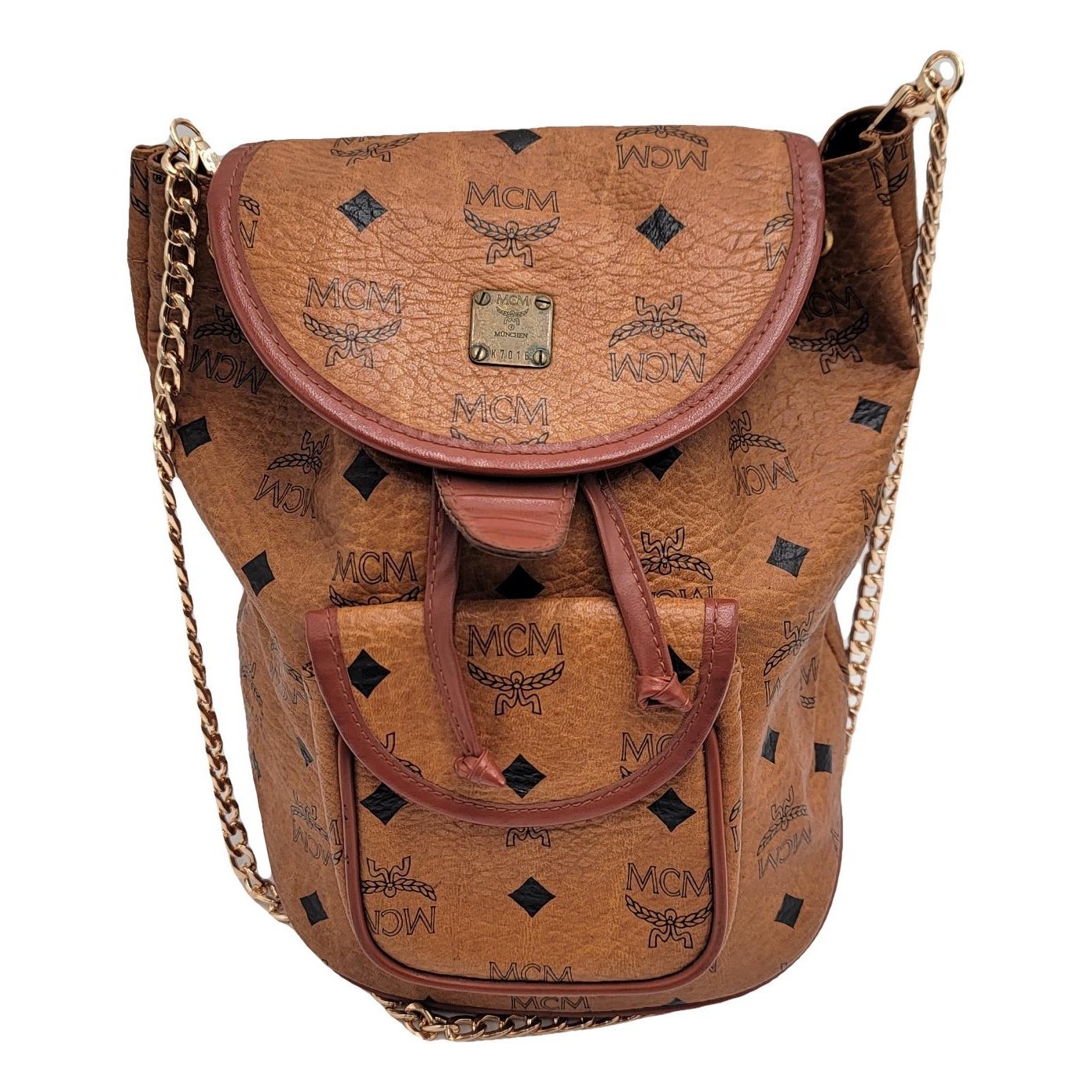MCM Stark leather handbag