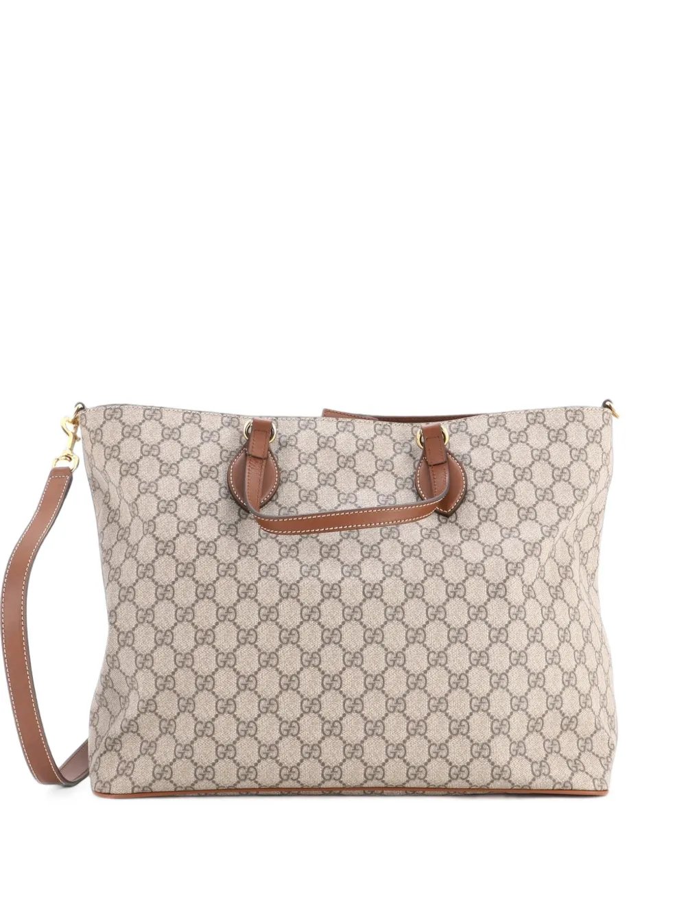 Convertible Soft GG Coated Canvas with Leather Medium tote bag