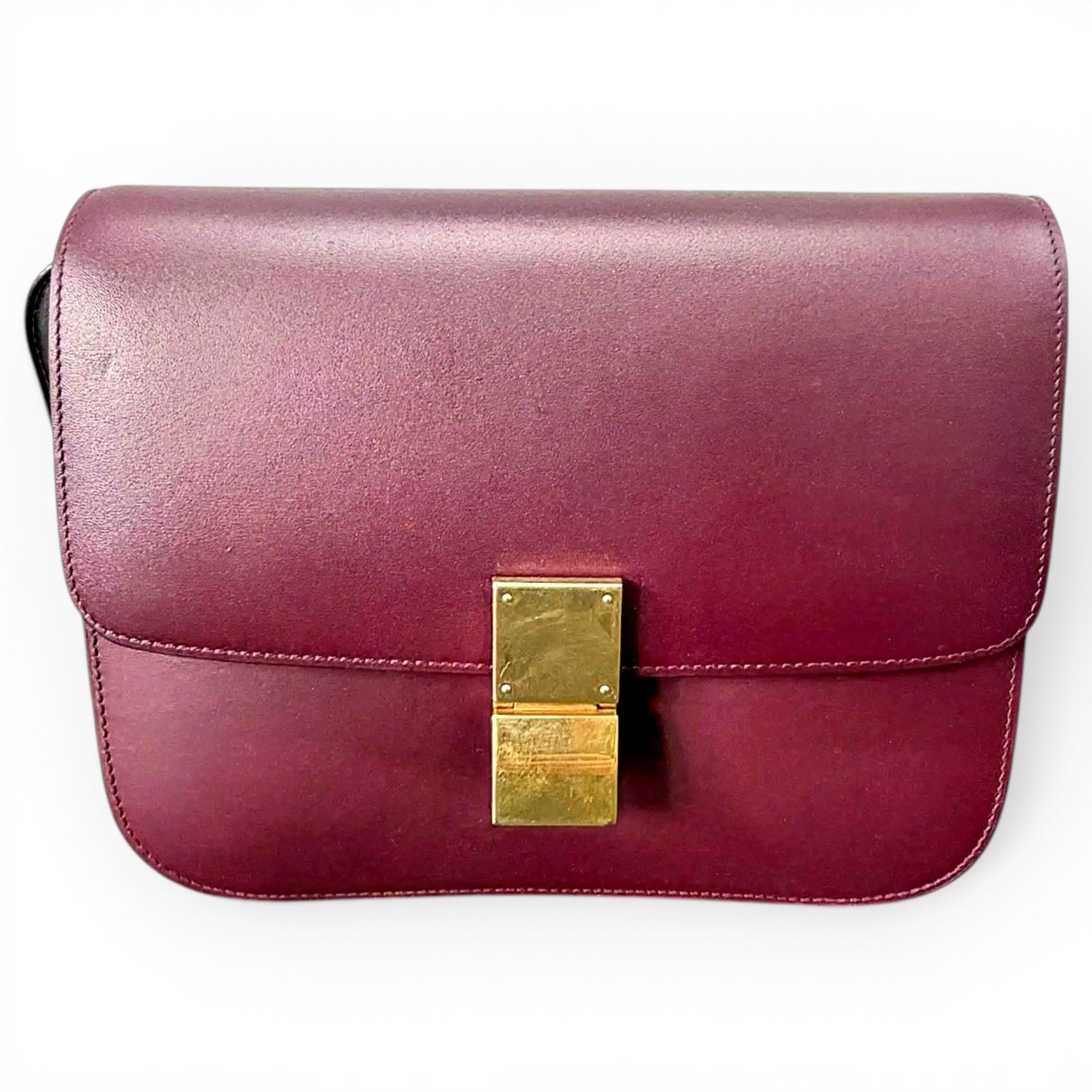 Classic leather crossbody bag
