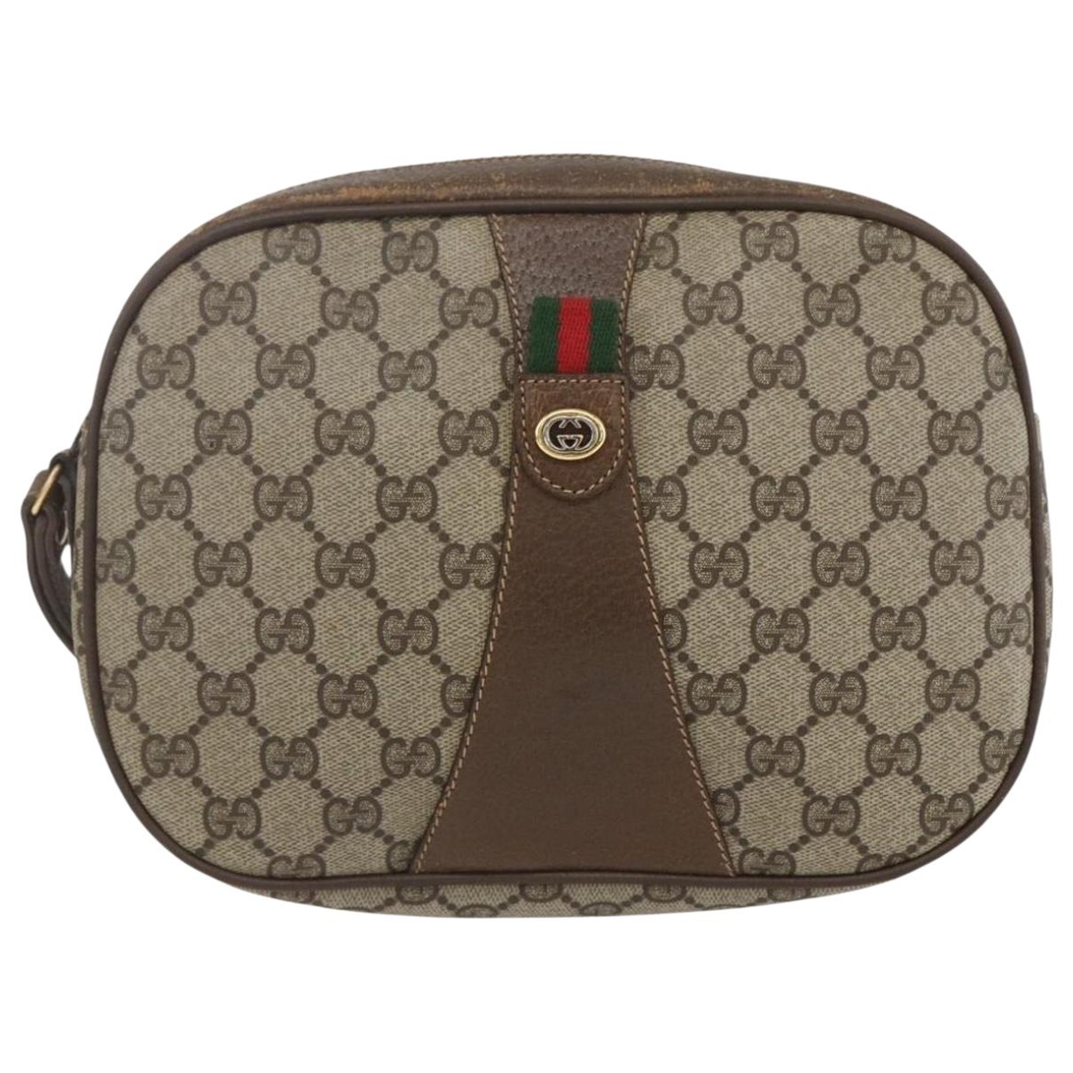 Leather clutch bag