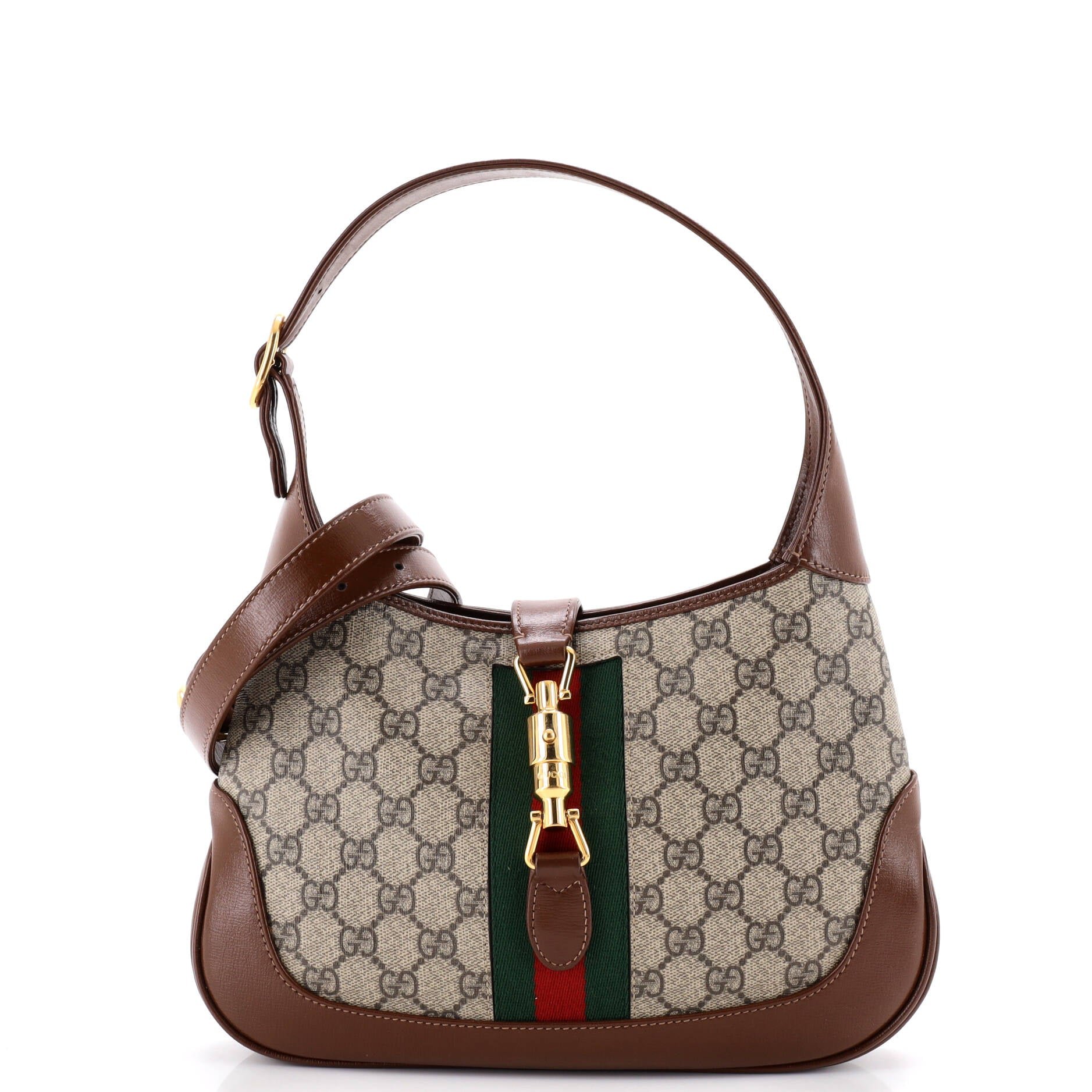 Jackie 1961 Hobo GG Coated Canvas Small