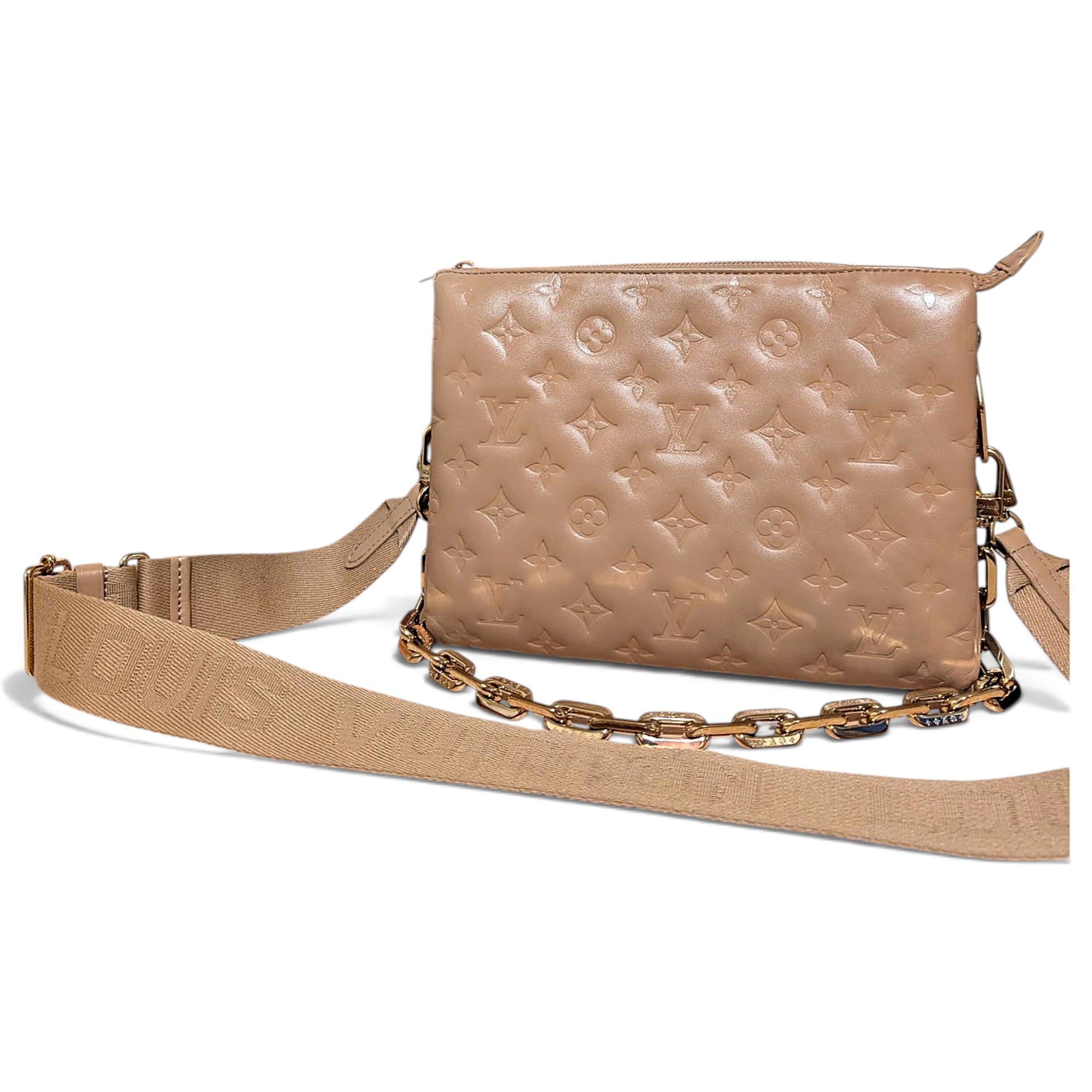 Coussin leather handbag