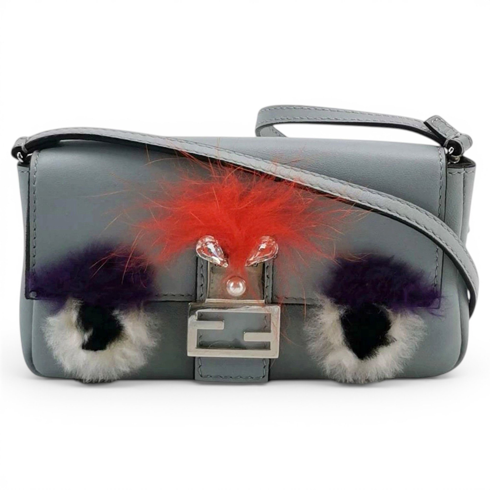 Baguette leather handbag