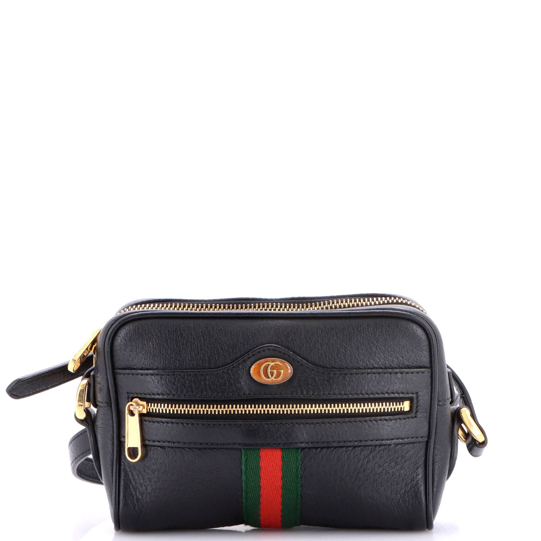 Ophidia Shoulder Bag Leather Mini