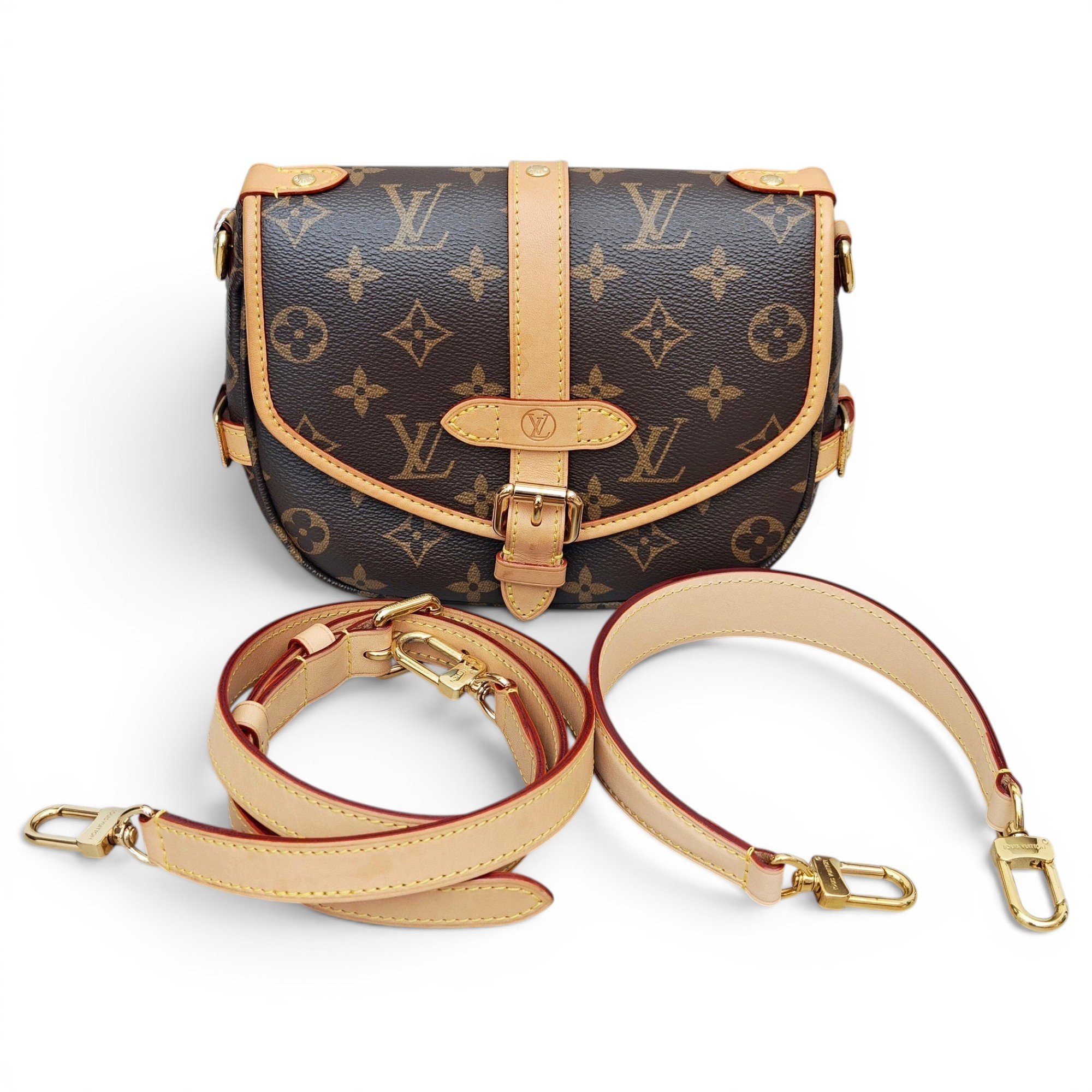 Saumur leather crossbody bag