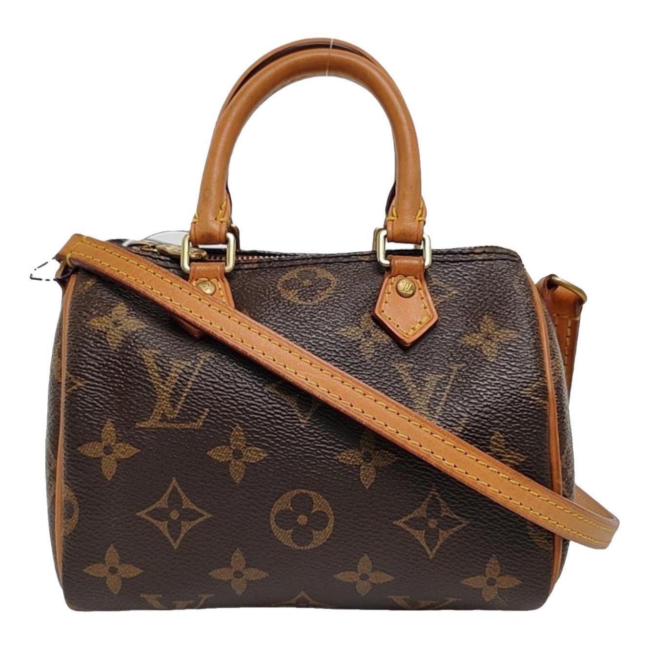 Nano Speedy / Mini HL leather handbag
