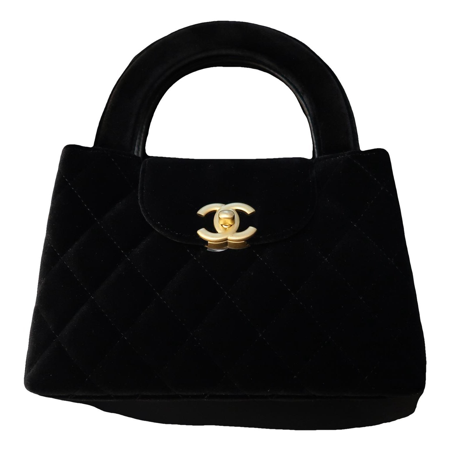 Mini Shopping velvet mini bag