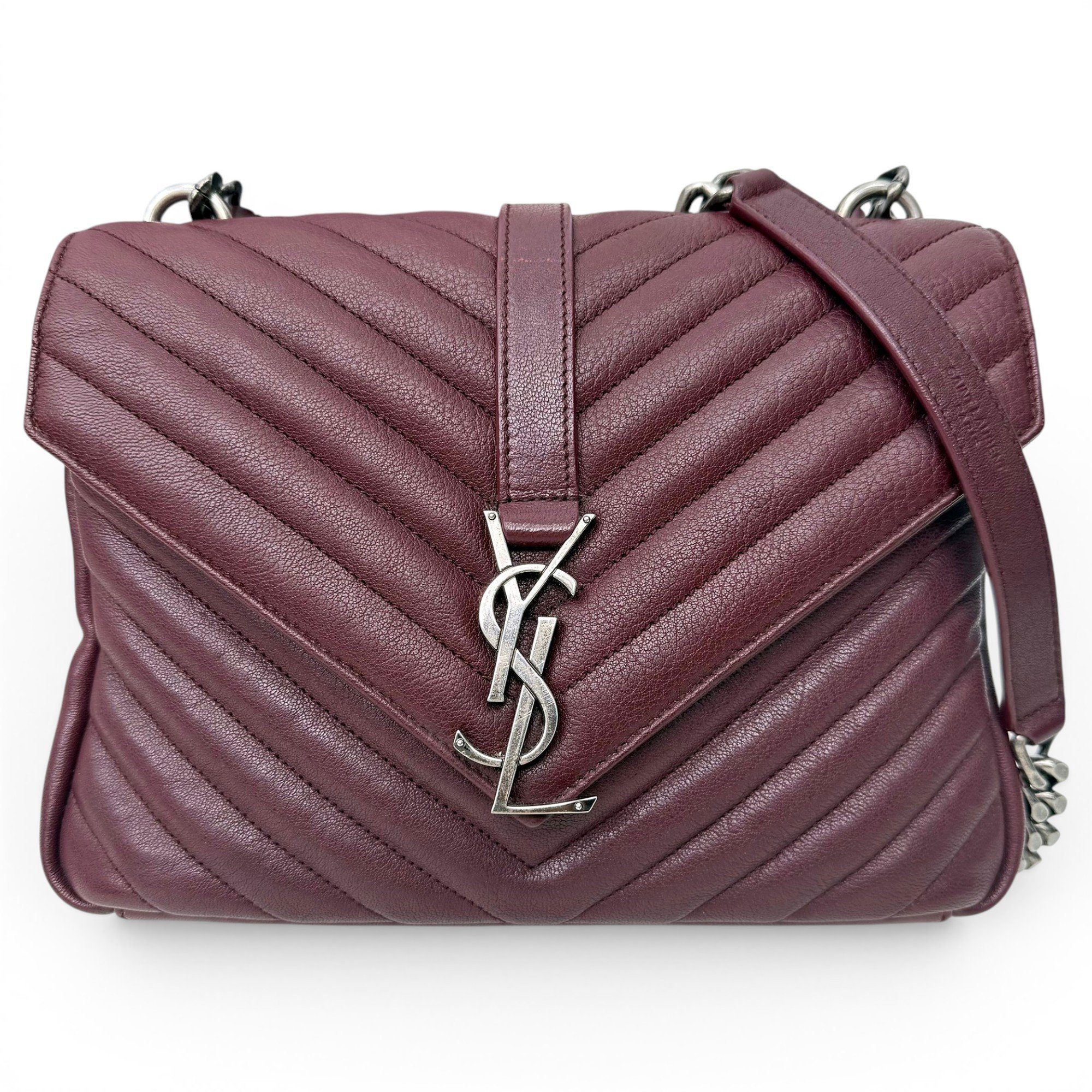 Collége monogramme leather handbag