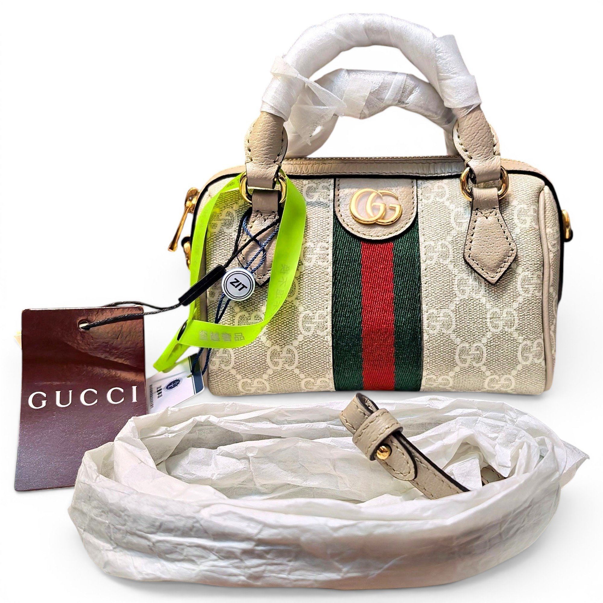 Ophidia leather crossbody bag