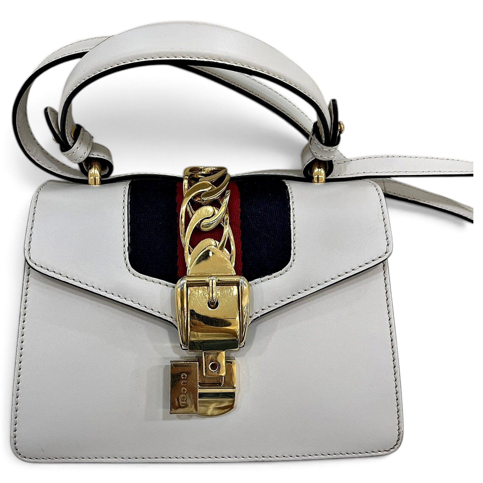 Sylvie Top Handle leather handbag
