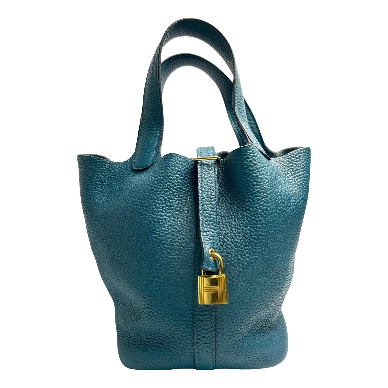 Picotin leather handbag