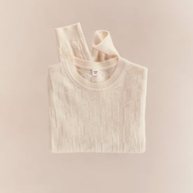 Pull manches longues motif « H »
