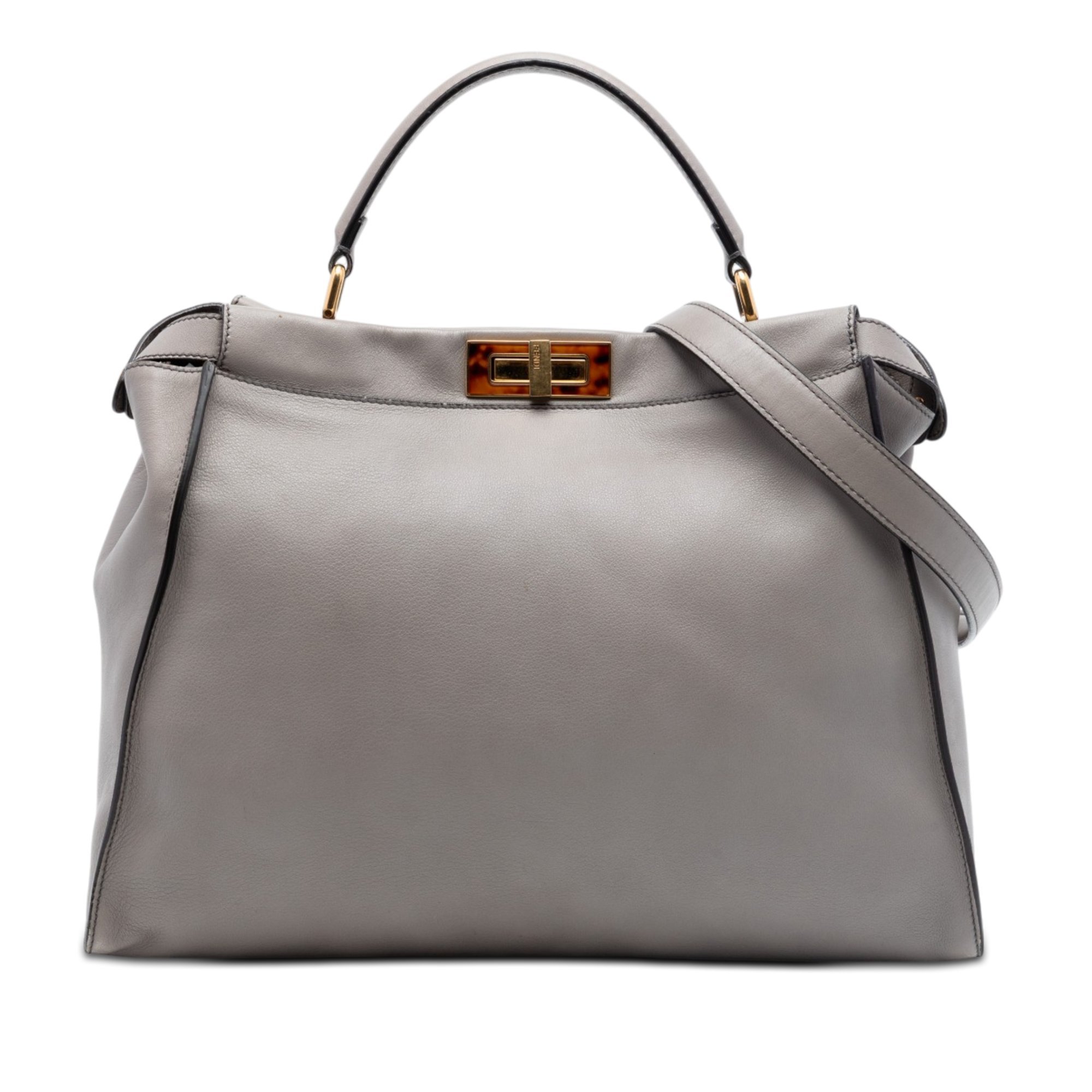 Peekaboo leather handbag