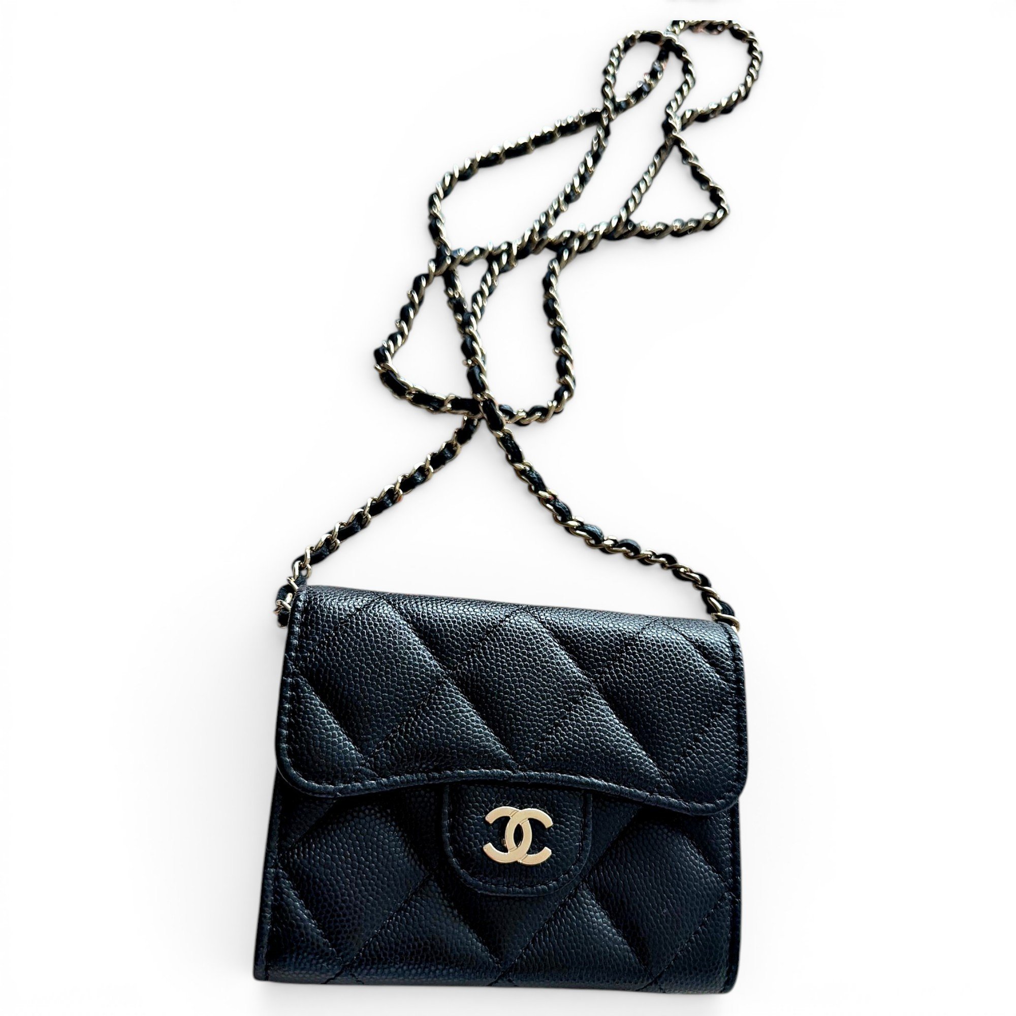 Wallet On Chain Timeless/Classique leather crossbody bag