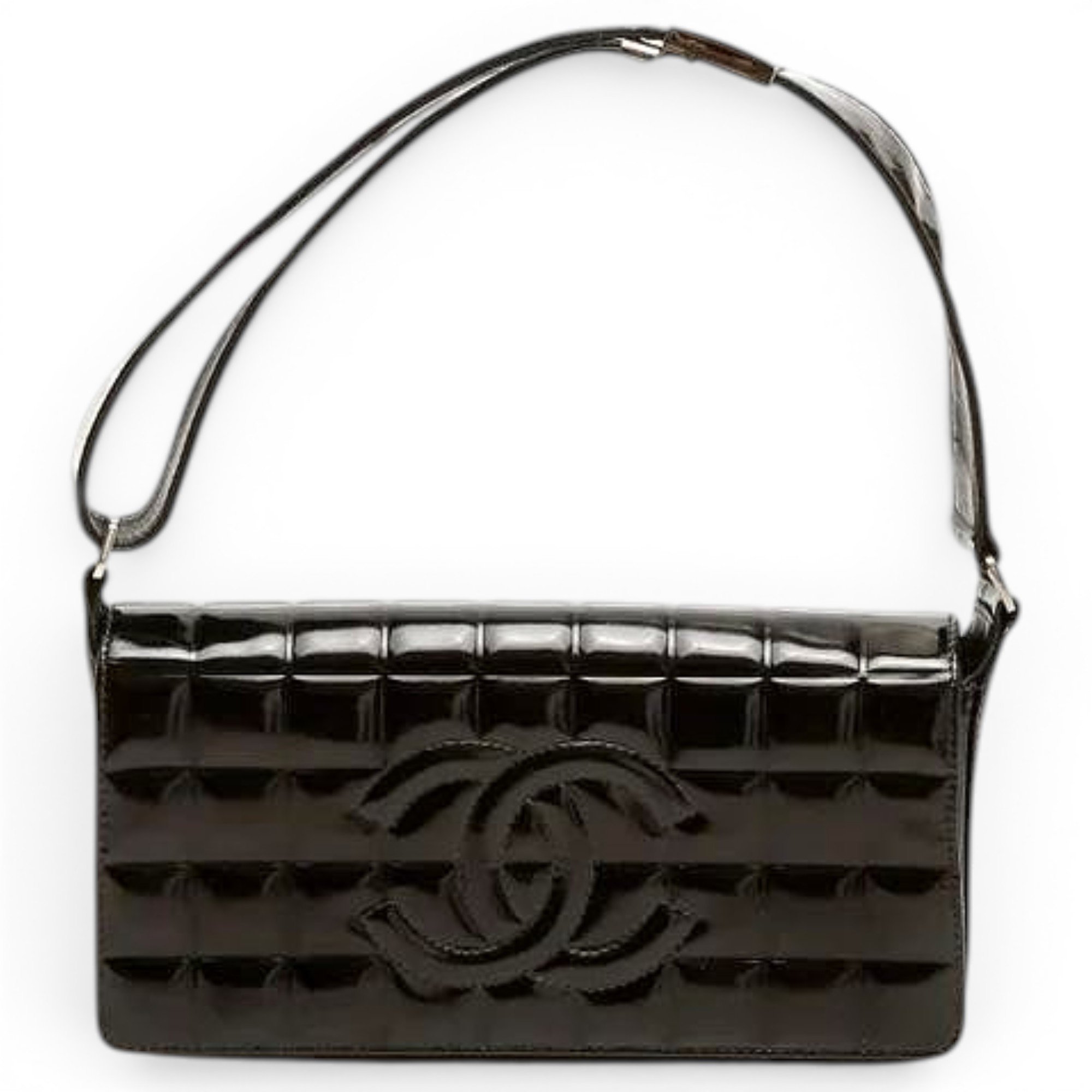 East West Chocolate Bar leather handbag