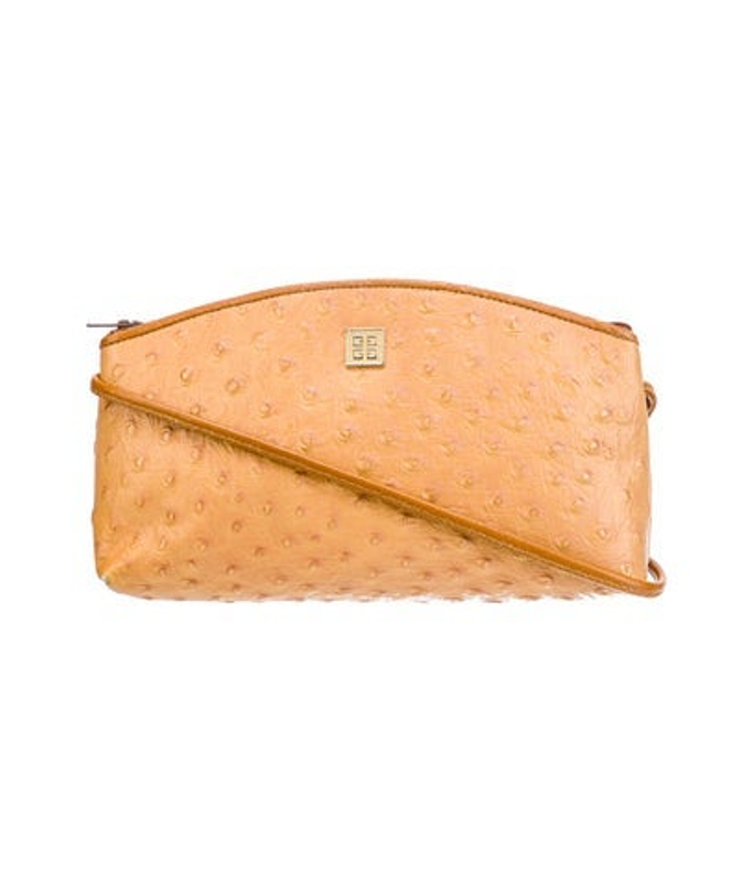 Givenchy Ostrich Clutch Vintage