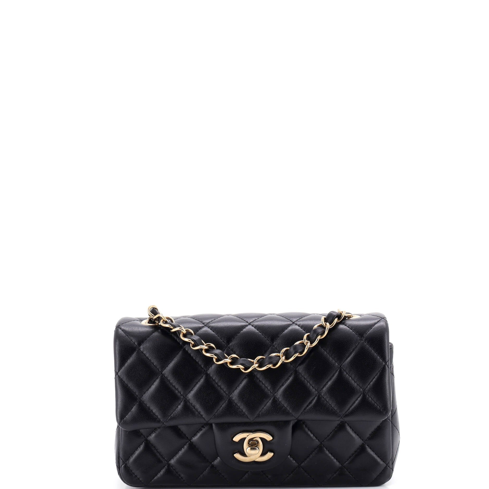 Classic Single Flap Bag Quilted Lambskin Mini