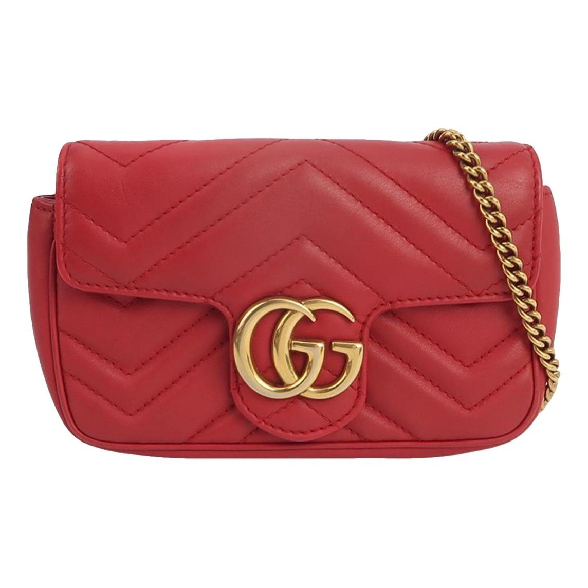 GG Marmont Flap leather handbag