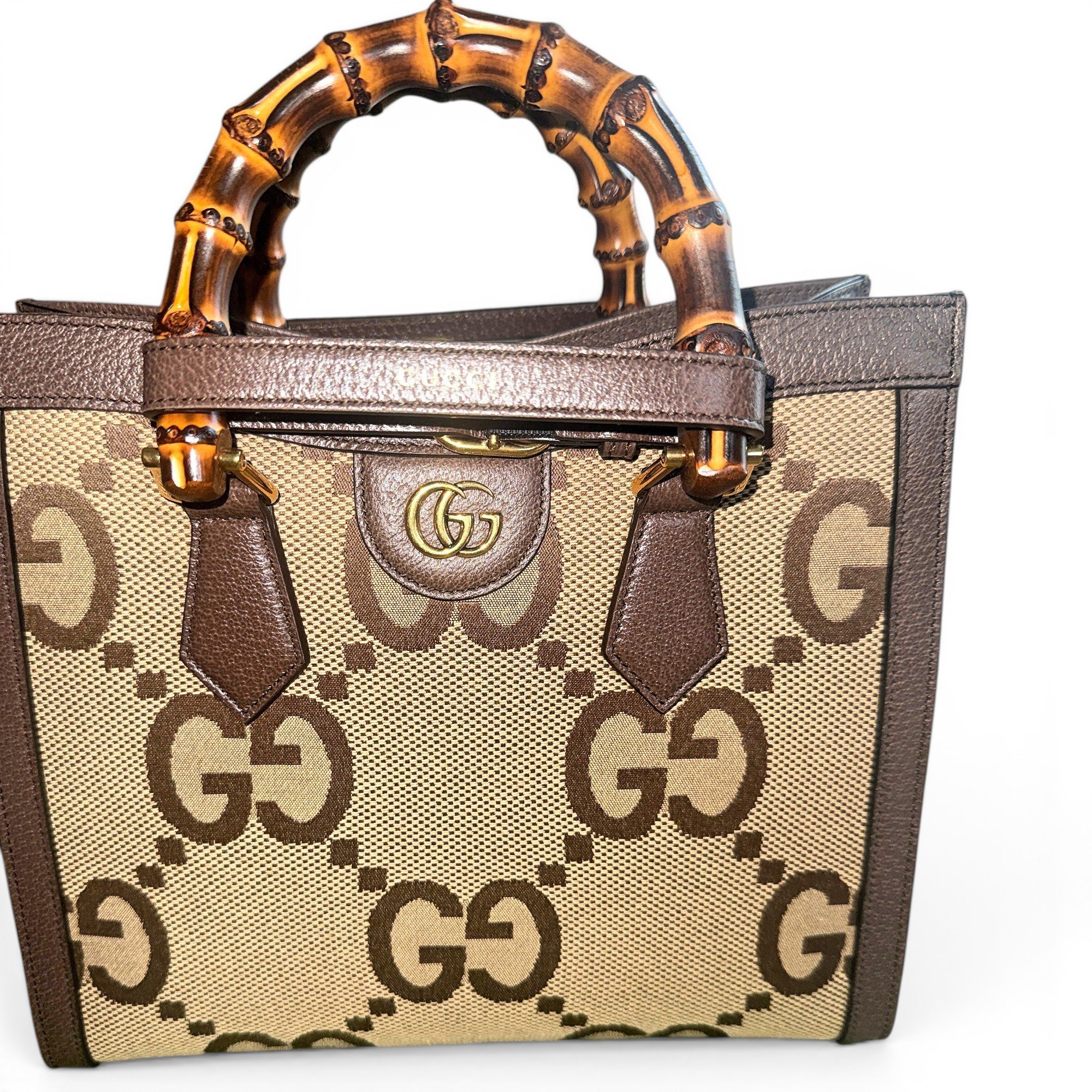 Diana Bamboo exotic leathers handbag