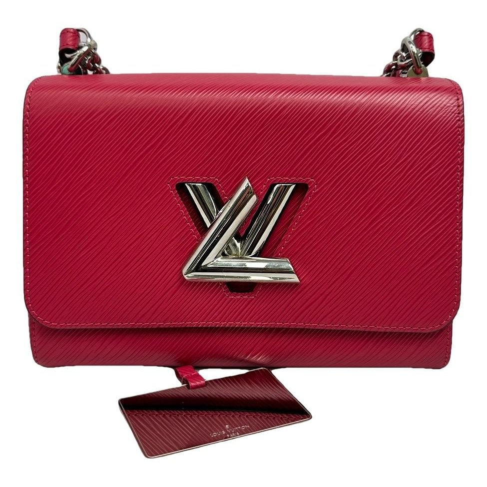Twist leather handbag