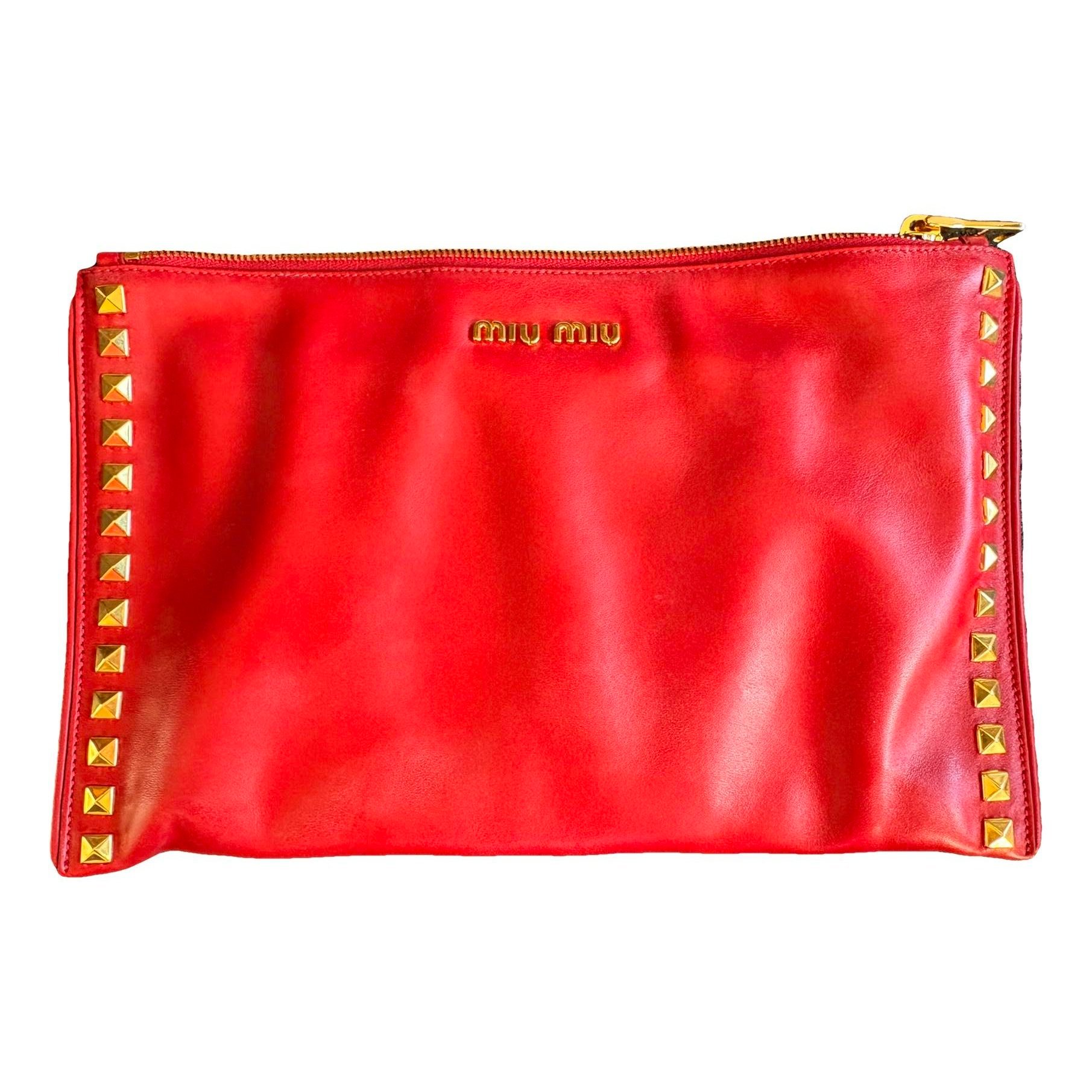 Miu Miu Leather clutch bag