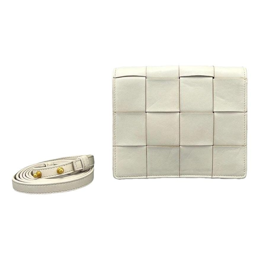 Cassette leather handbag