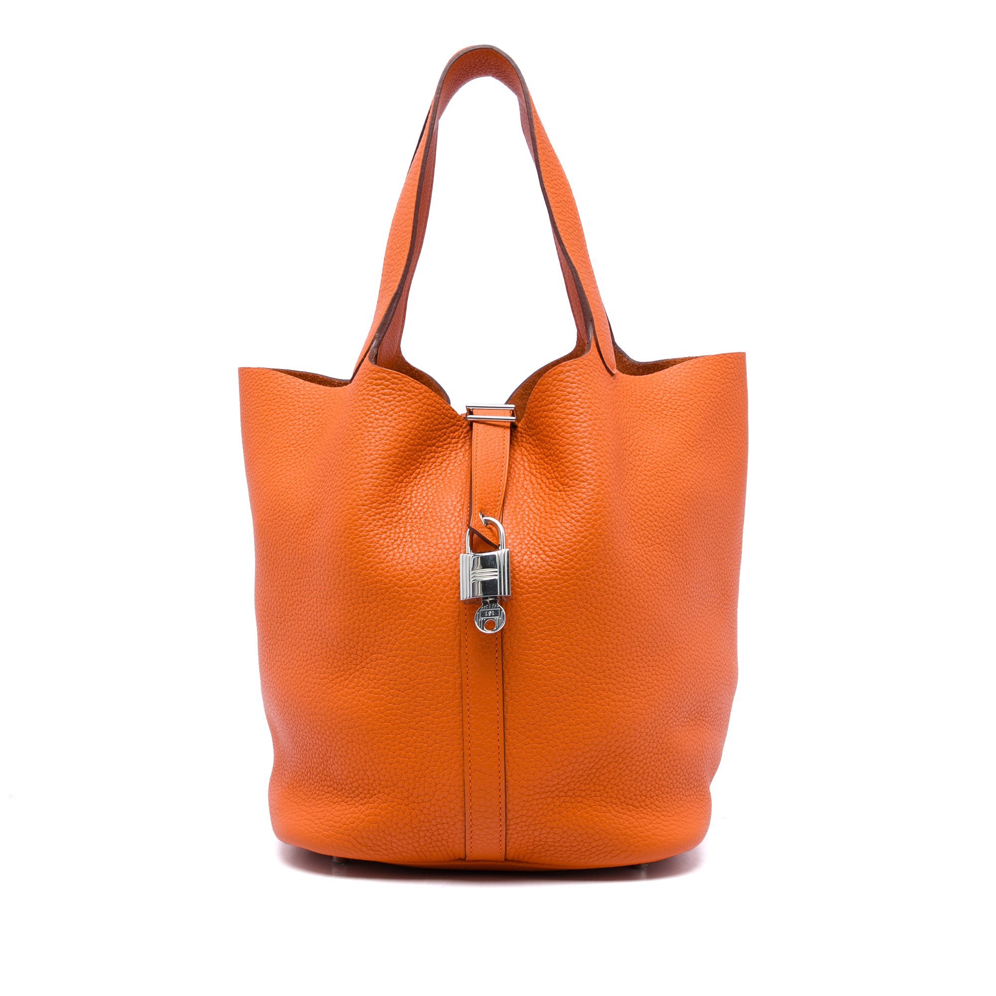 Picotin leather handbag