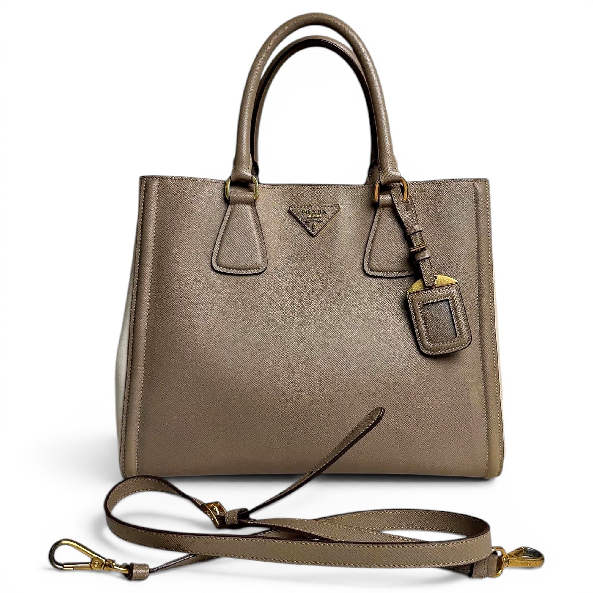 Galleria leather handbag