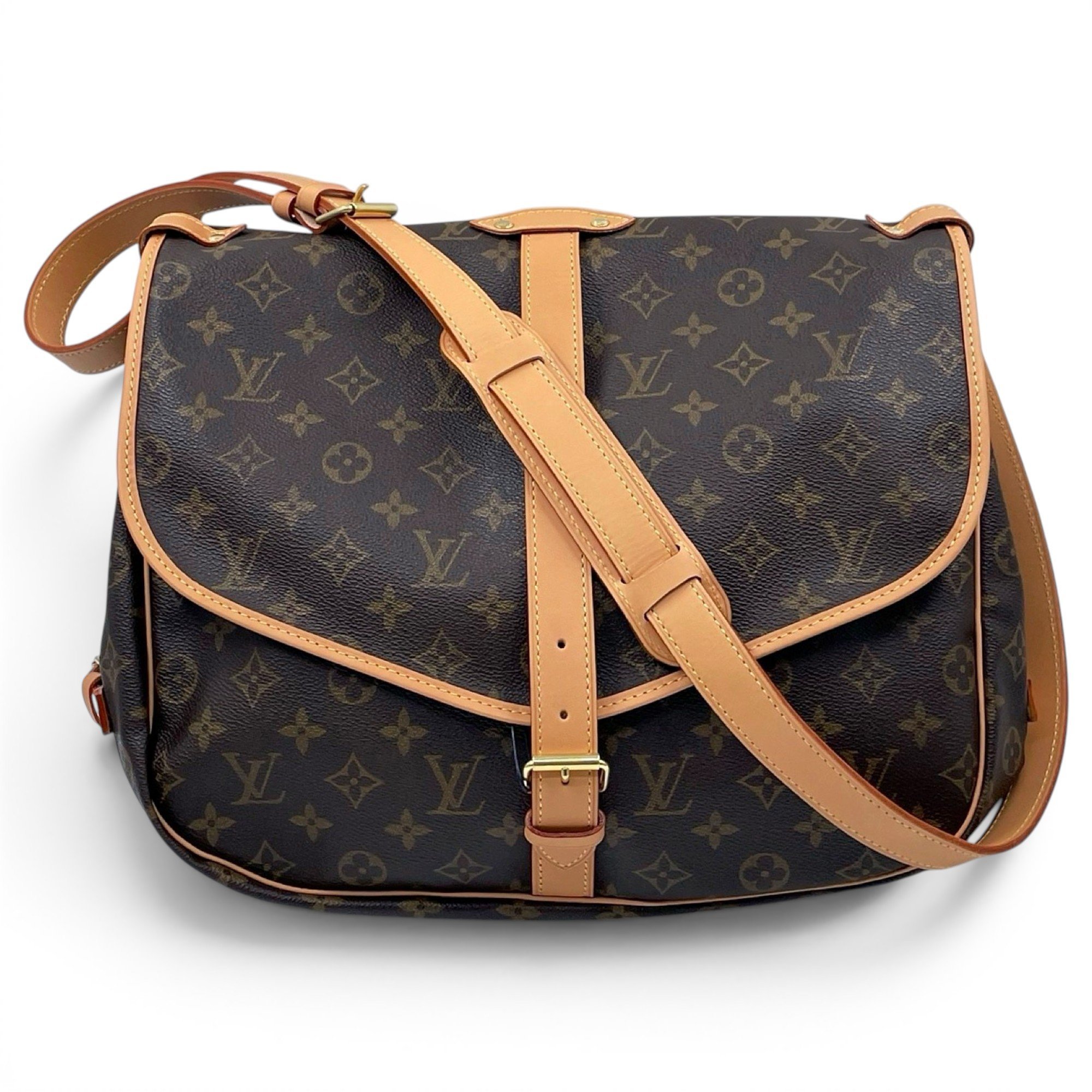 Saumur leather crossbody bag