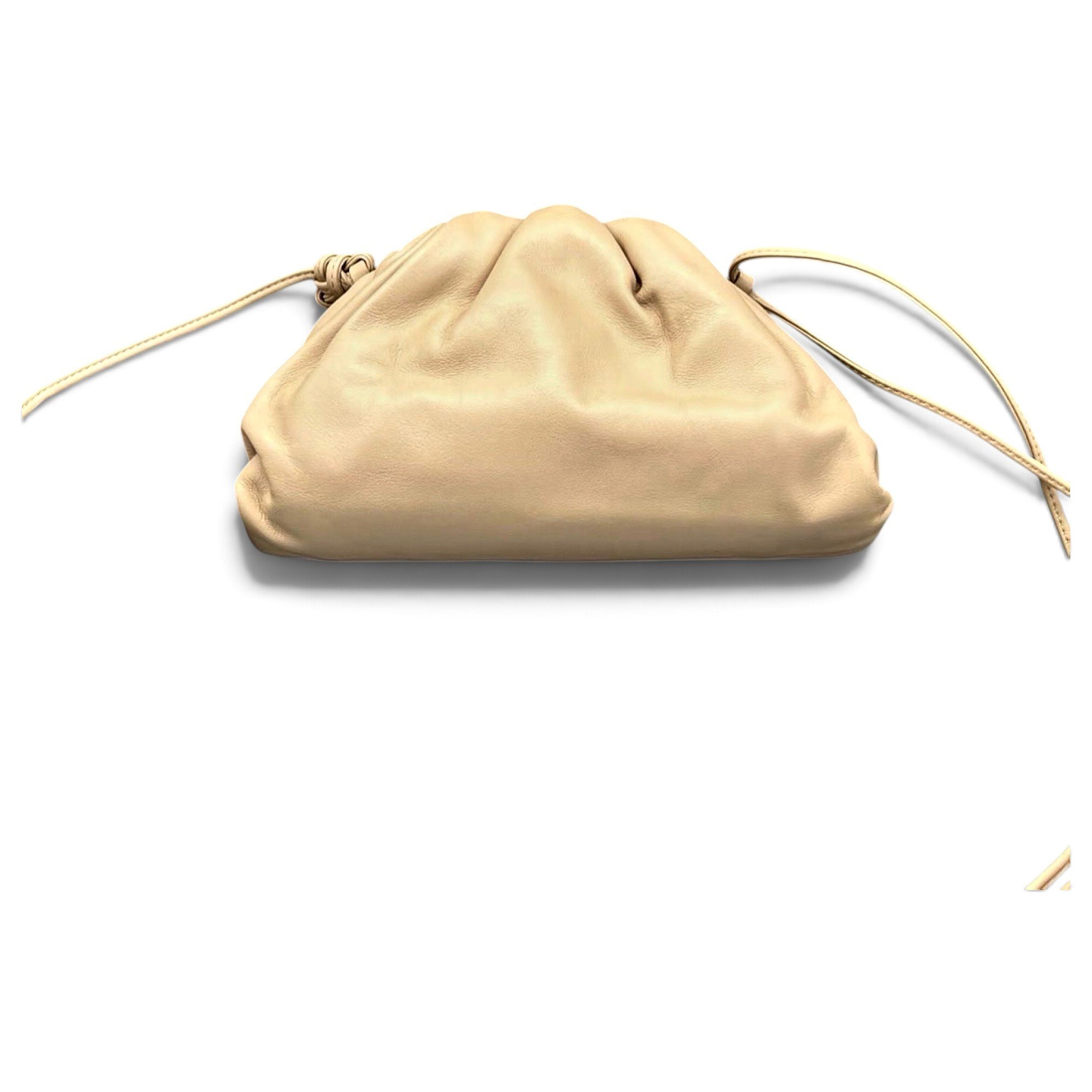 Pouch leather handbag