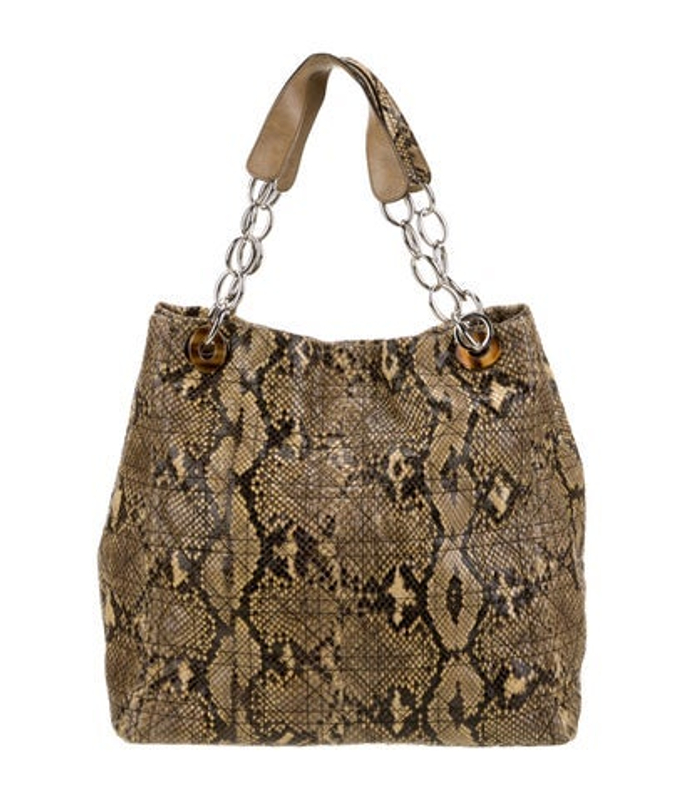 Dior Dior Python Tote Vintage