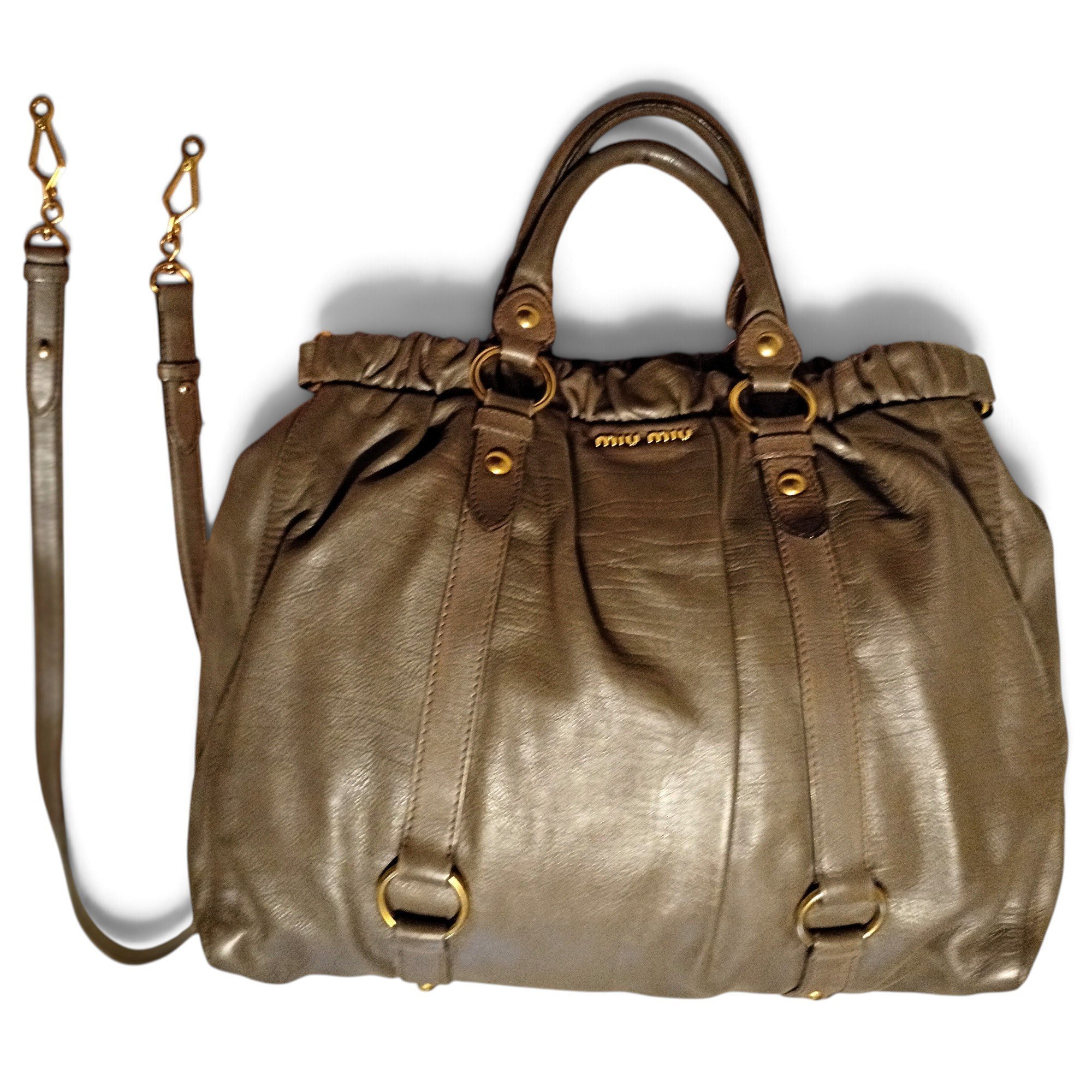 Vitello leather tote