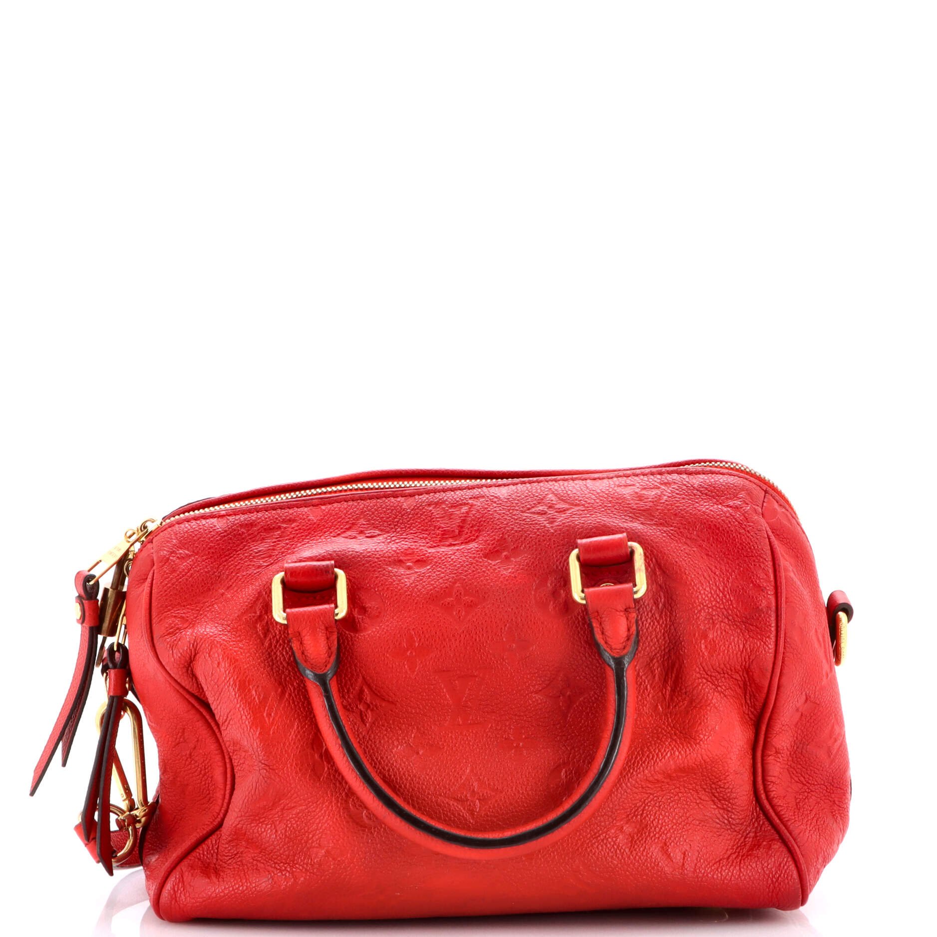 Speedy Bandouliere Bag Monogram Empreinte Leather 25