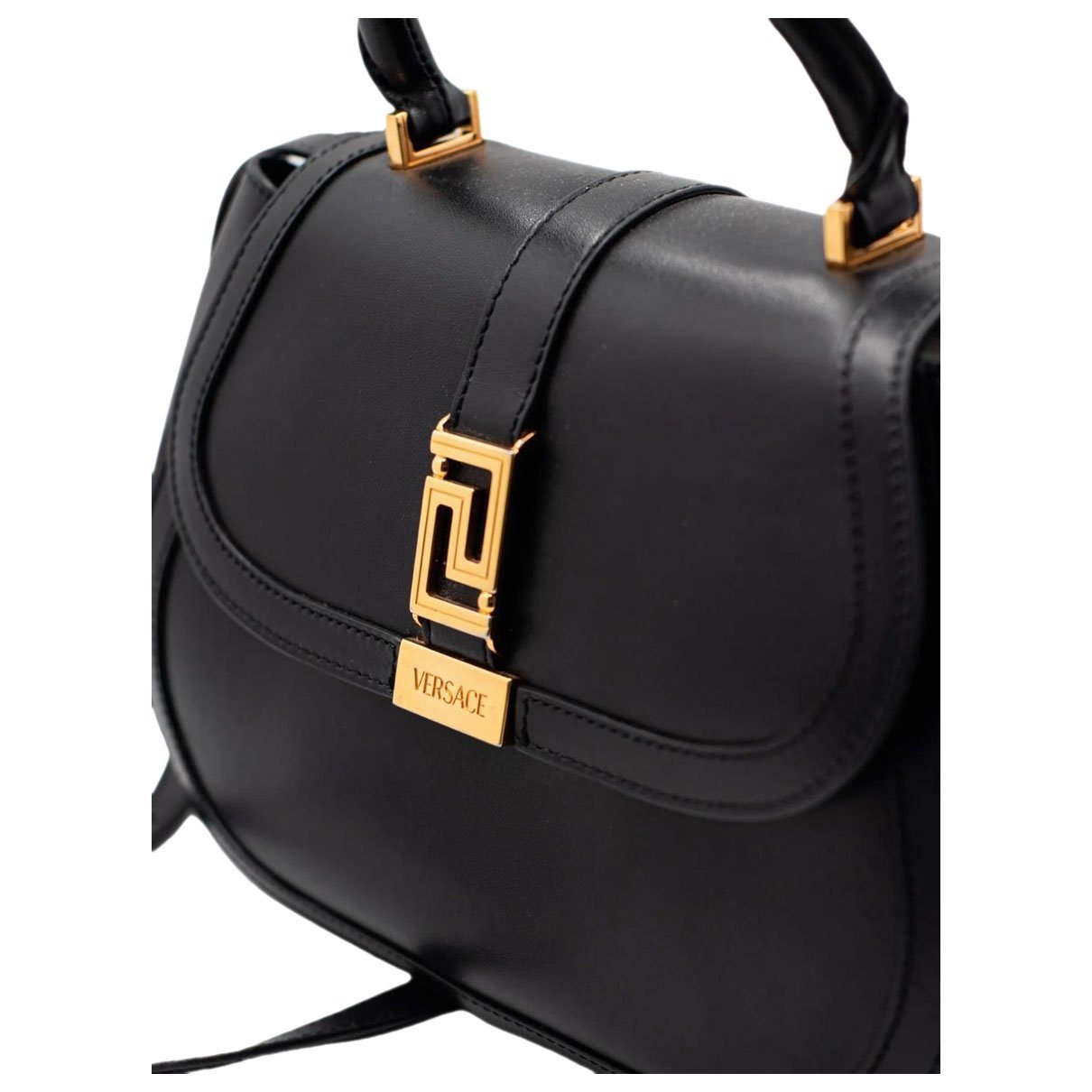 Versace Greca Goddess leather handbag