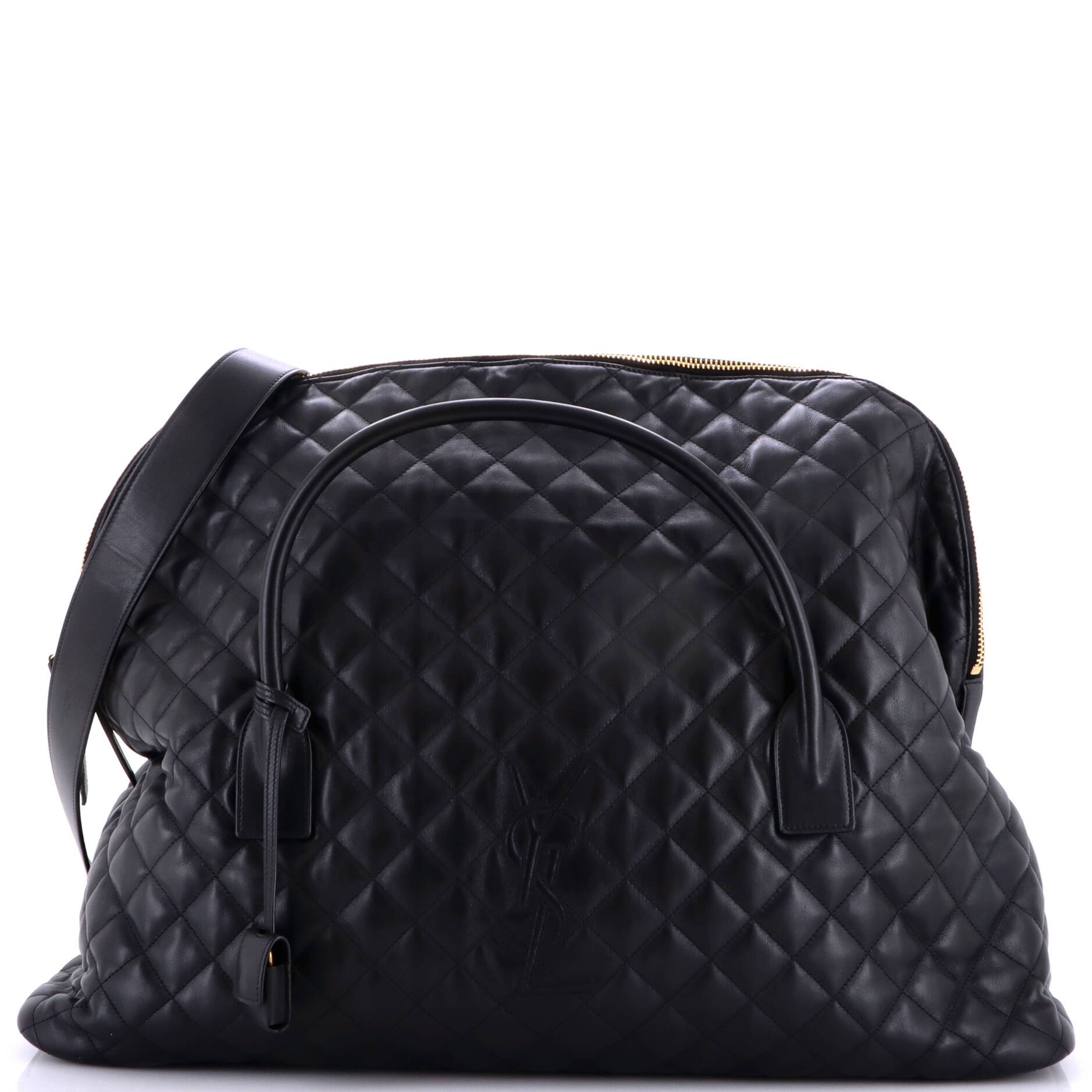 ES Giant Travel Bag Quilted Leather